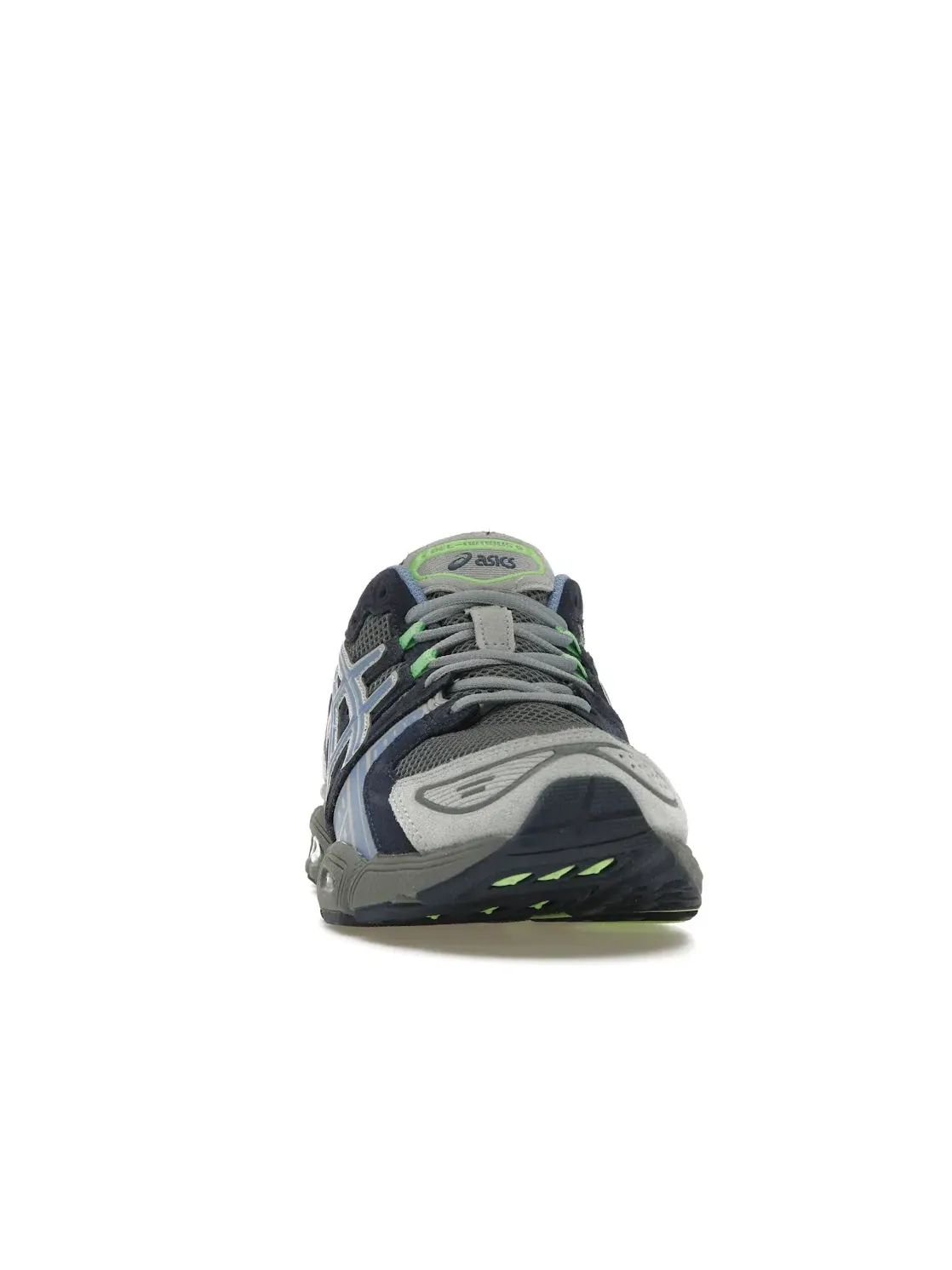 Мужские кроссовки Lifestyle Gel-Nimbus 9 ASICS — изображение 2 из 4, серый/синий