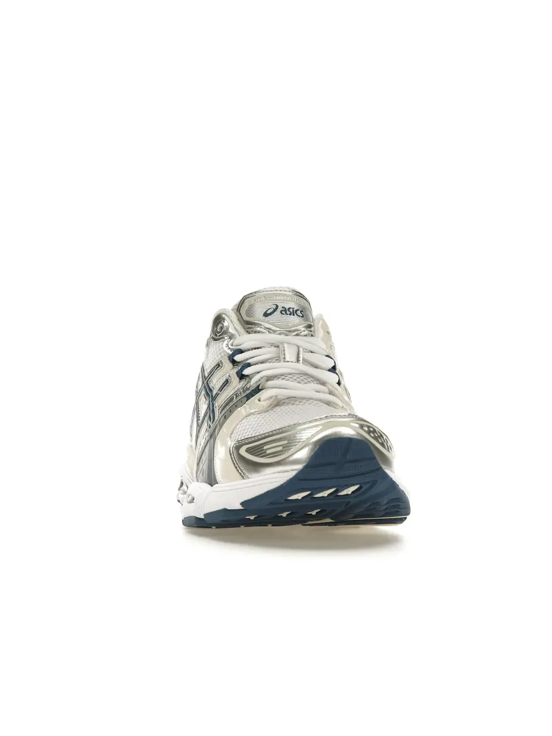 Женские кроссовки Lifestyle ASICS Gel-Nimbus 9 — изображение 2 из 4, белый светлый индиго