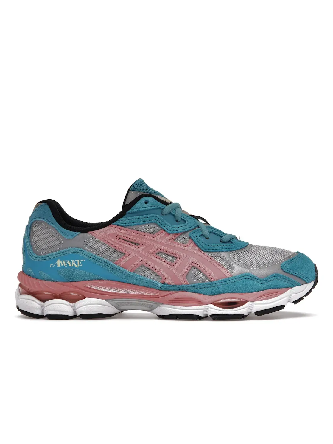 Мужские кроссовки Lifestyle с замшей и сеткой ASICS Gel-NYC, Teal/Salmon — изображение 1 из 4