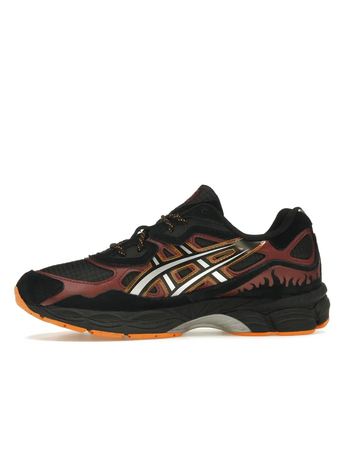 Мужские кроссовки Lifestyle ASICS Gel-NYC ASICS — изображение 3 из 4, черный/бордовый