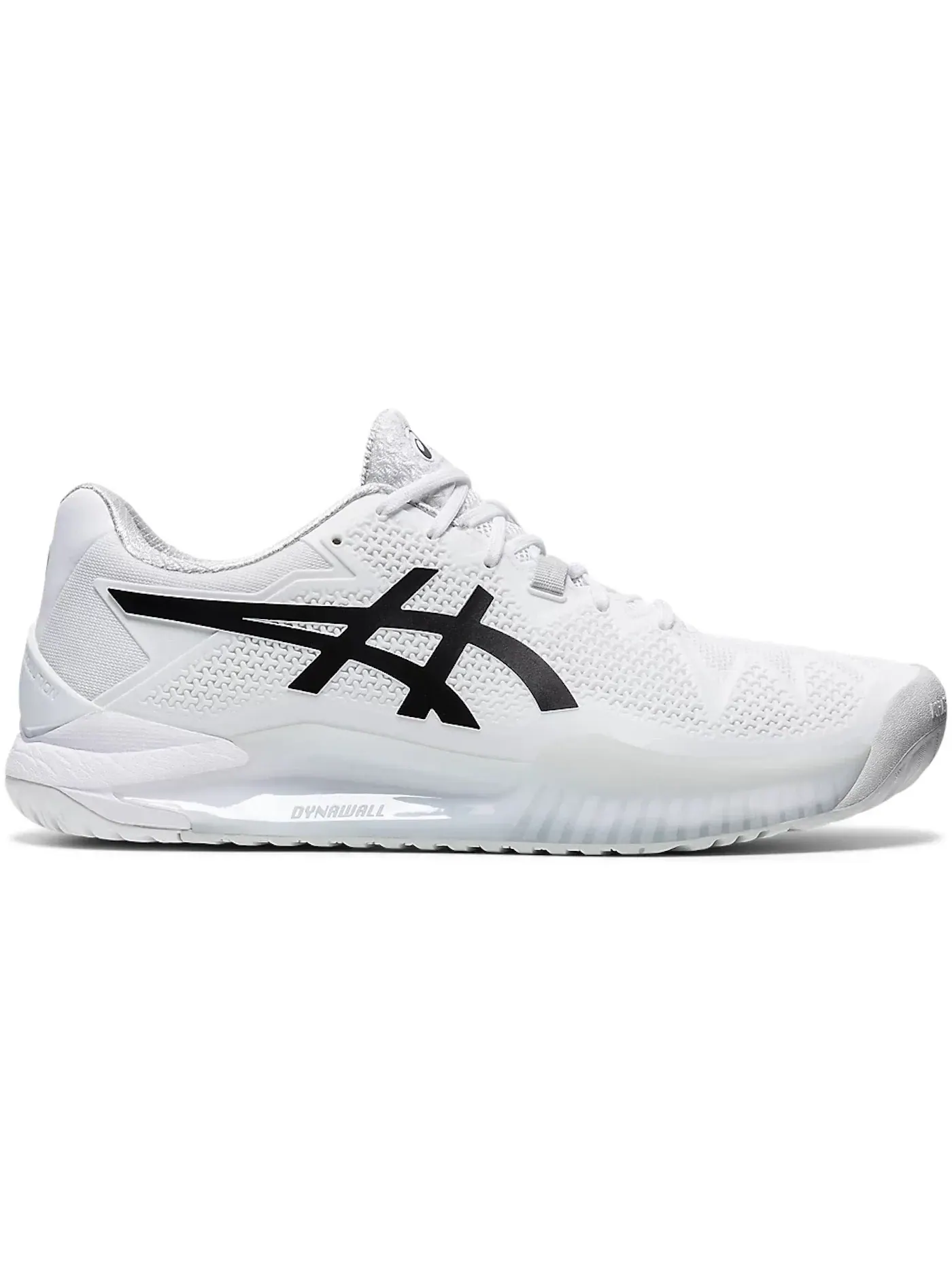 Мужские кроссовки для лайфстайла ASICS Gel Resolution 8 — изображение 1 из 1, белый/черный