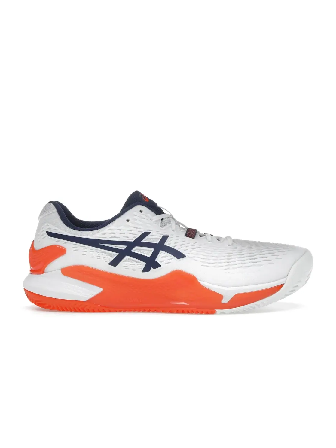 Мужские кроссовки для тенниса ASICS Gel-Resolution 9 Clay — изображение 1 из 4, белый синий
