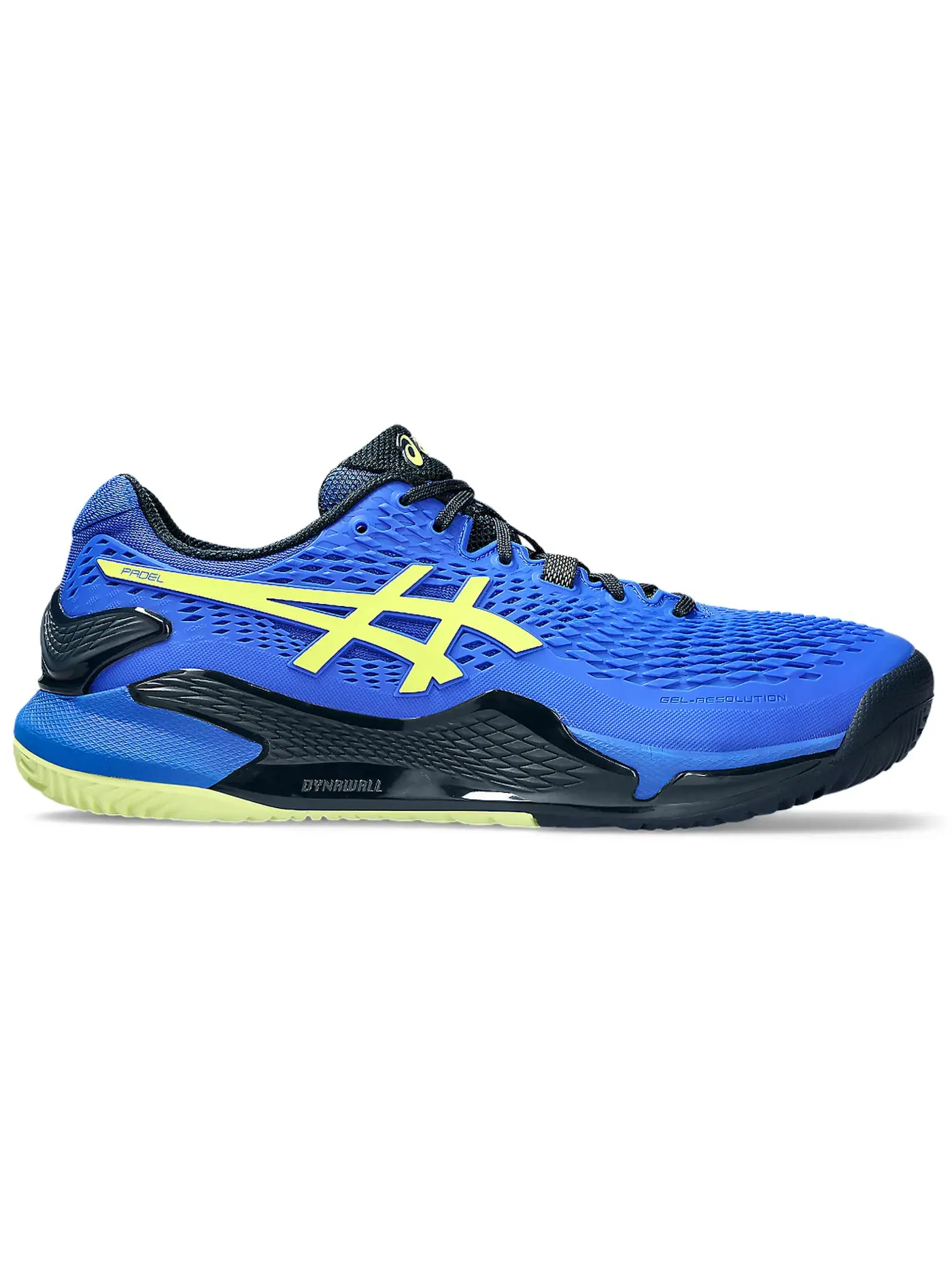 Мужские кроссовки для паделя ASICS Gel-Resolution 9 Padel — изображение 1 из 1, синий желтый