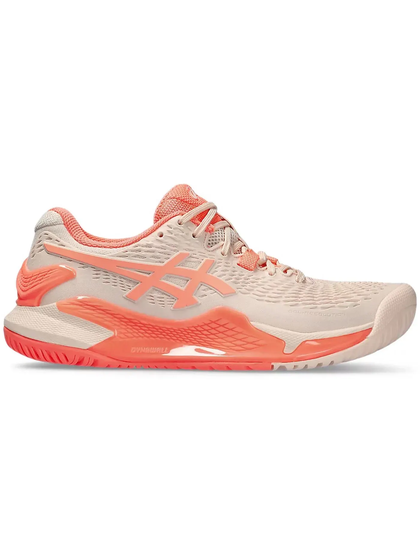 Женские кроссовки для тенниса ASICS Gel-Resolution 9 — изображение 1 из 1, розовый