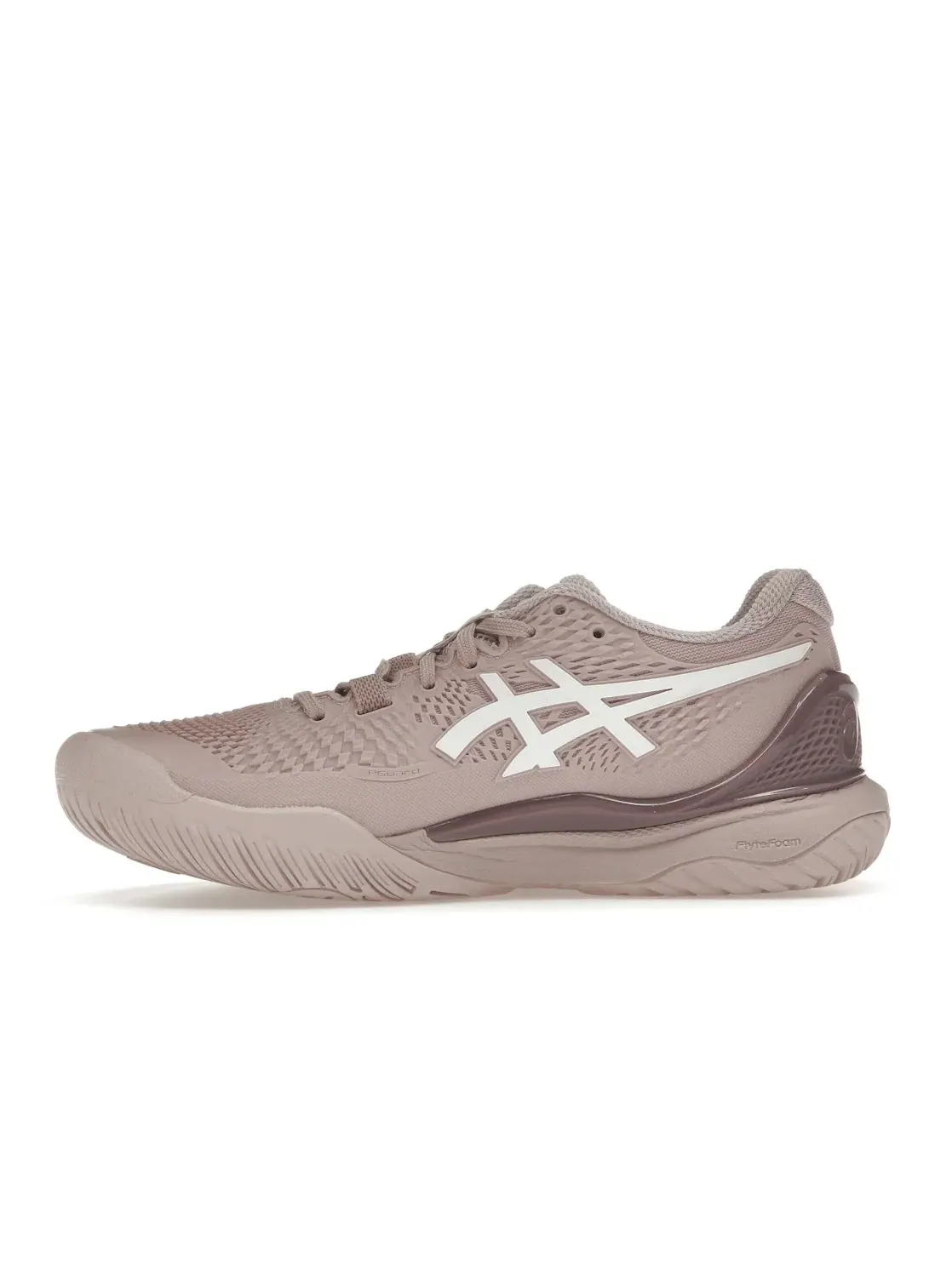 Женские кроссовки для тенниса ASICS Gel-Resolution 9 — изображение 3 из 4, розовый белый