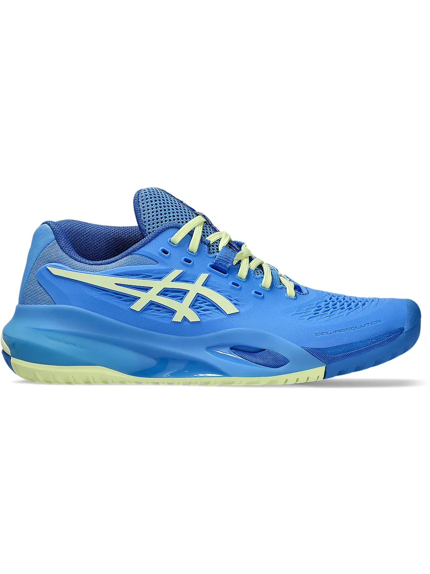 Женские кроссовки для тенниса ASICS Gel-Resolution X — изображение 1 из 1, синий желтый