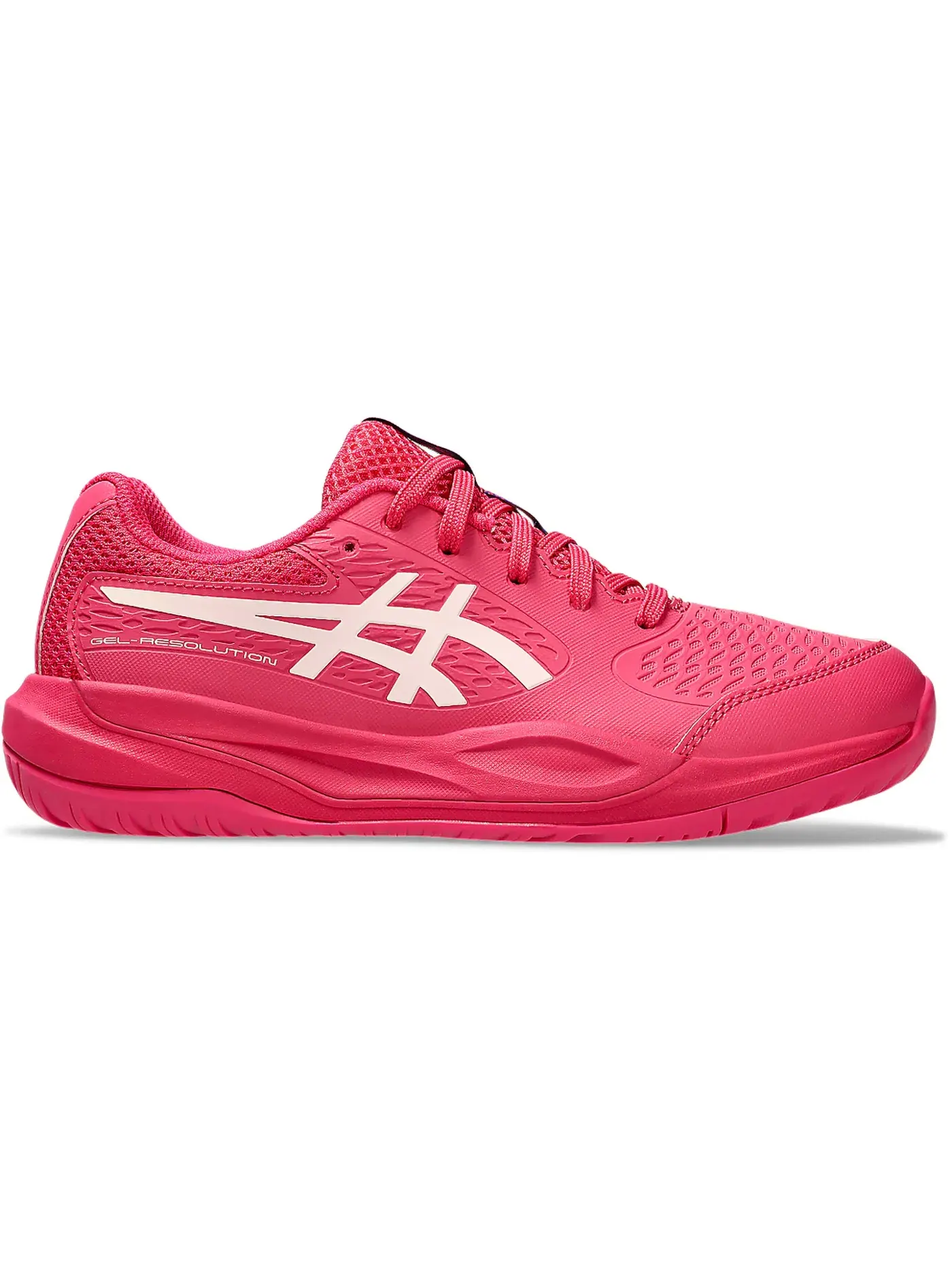 Детские кроссовки для тенниса ASICS Gel-Resolution X — изображение 1 из 1, яркий розовый/кремовый