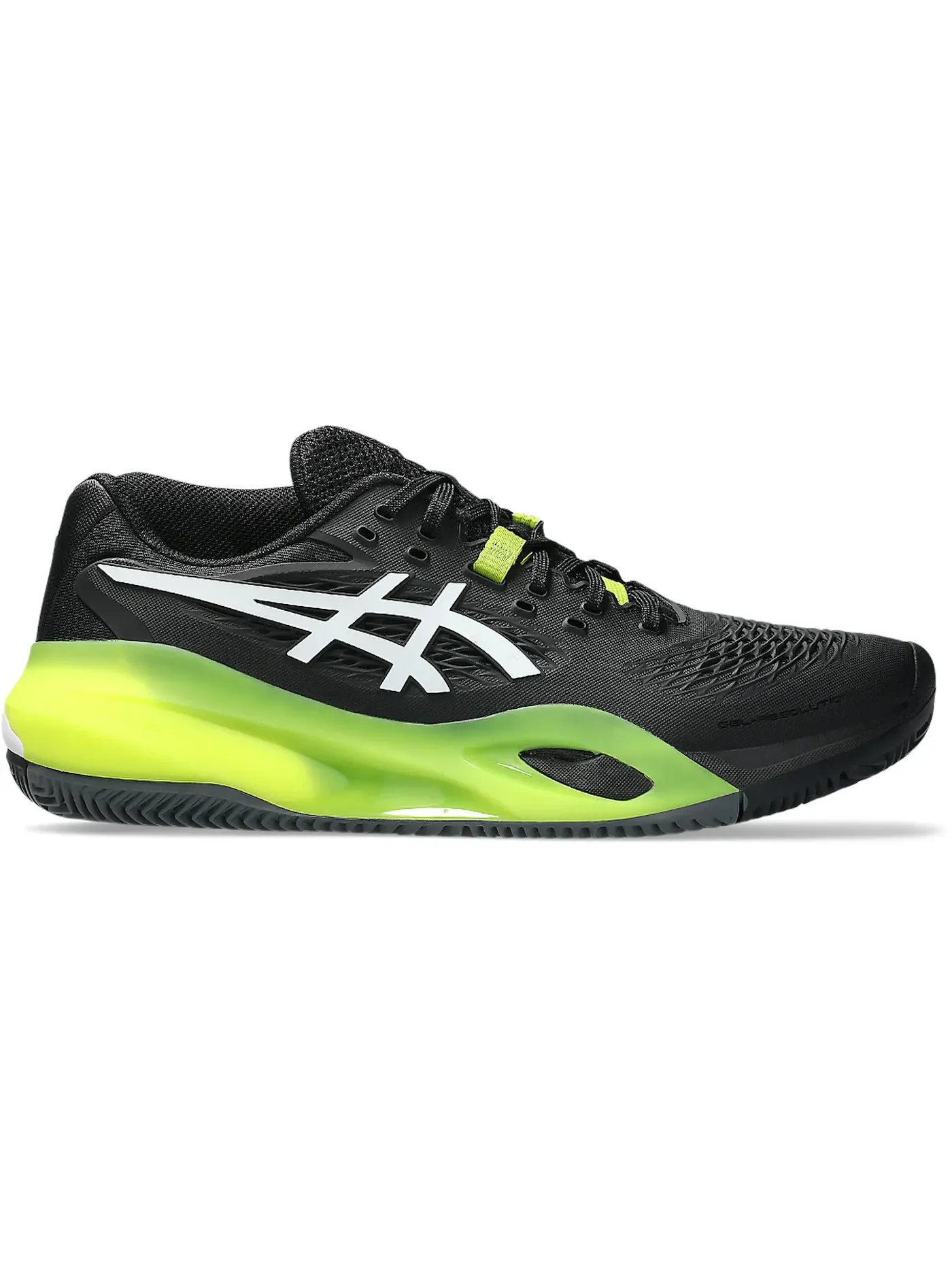 Мужские кроссовки для глиняных кортов ASICS Gel-Resolution X — изображение 1 из 1, черный/белый