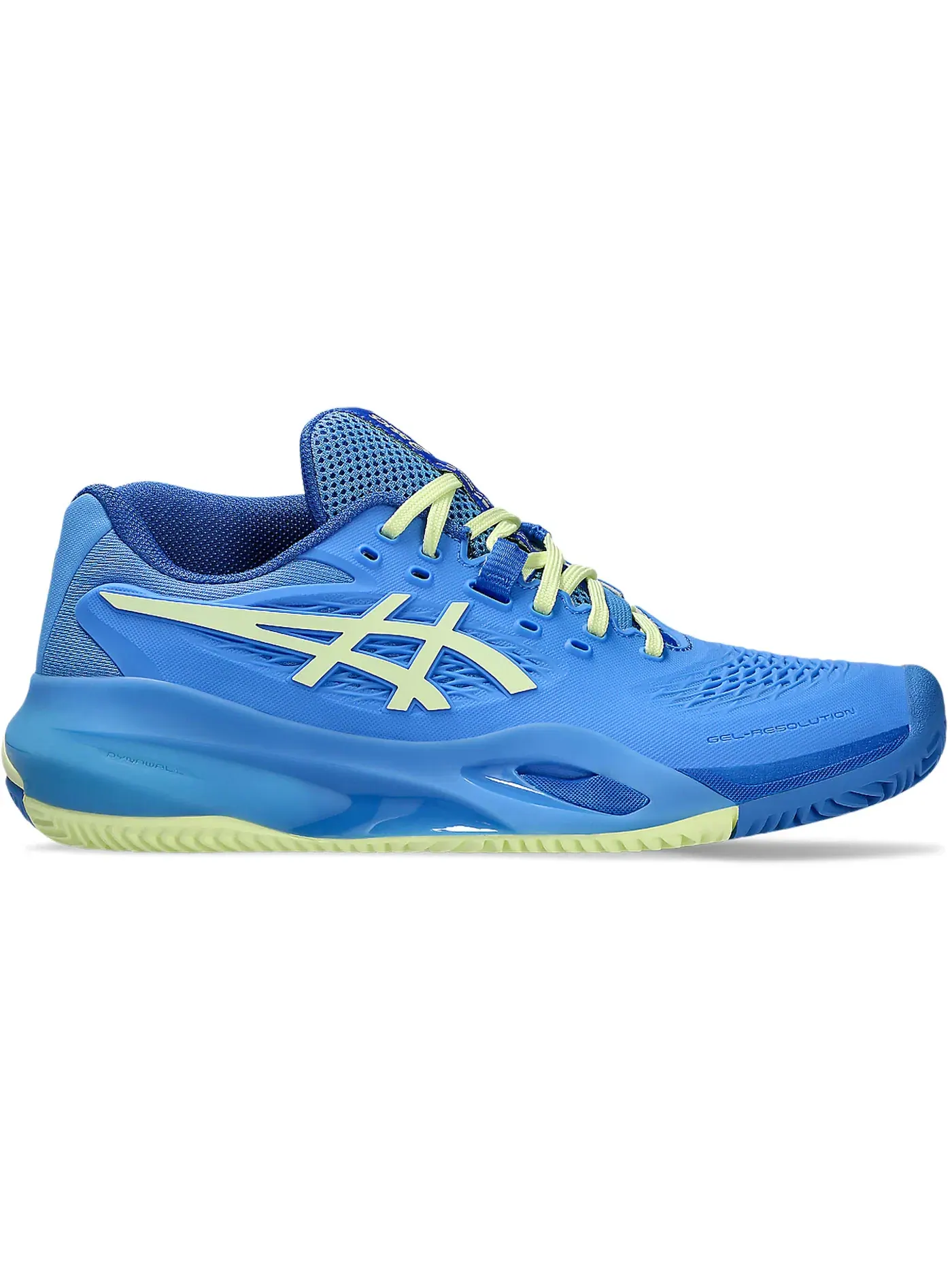 Женские кроссовки для тенниса ASICS Gel-Resolution X Clay — изображение 1 из 1, синий/желтый