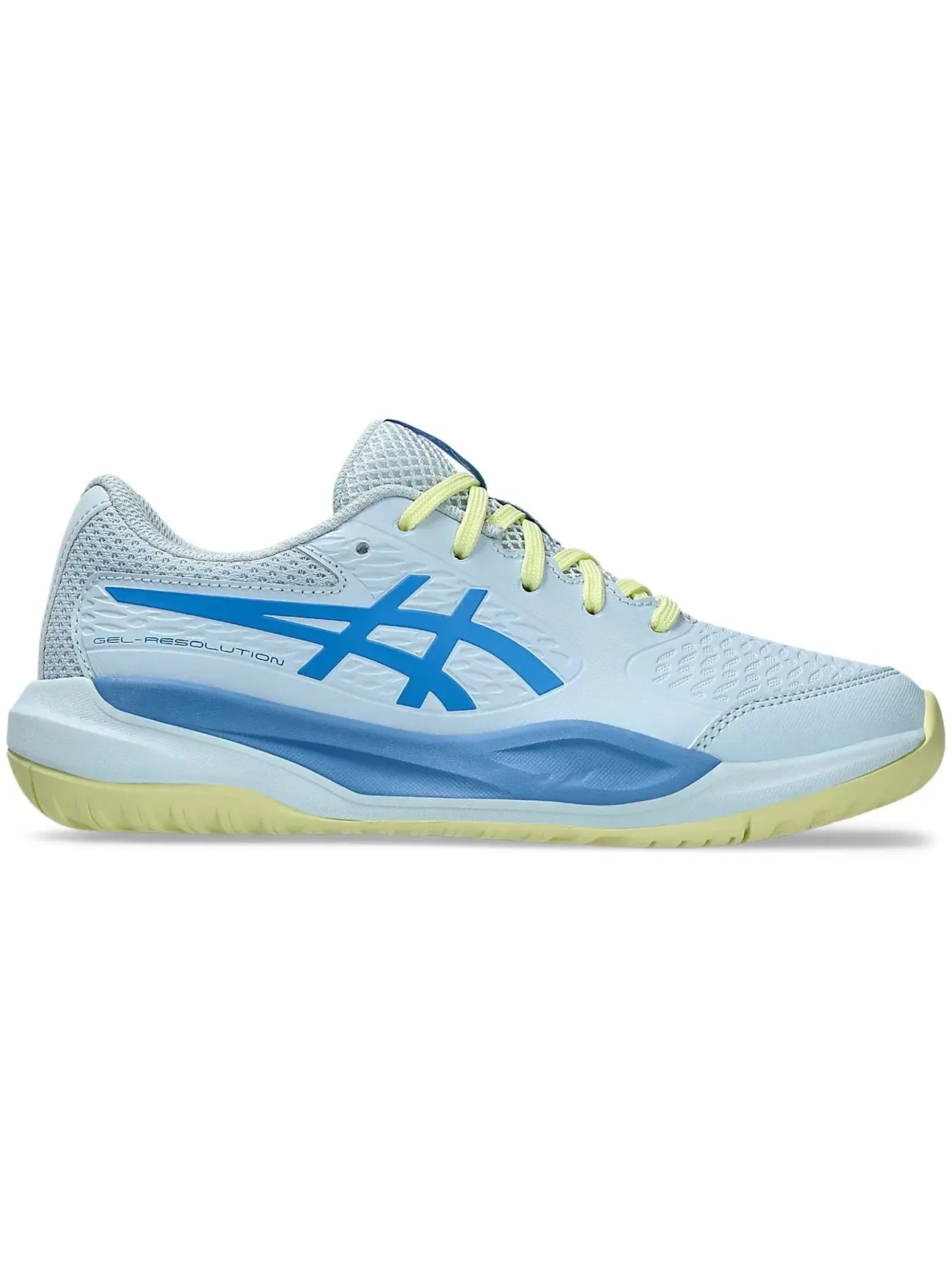 Детские кроссовки с технологией GEL для игры в корт ASICS Gel-Resolution X — изображение 1 из 1, светлый синий/синий
