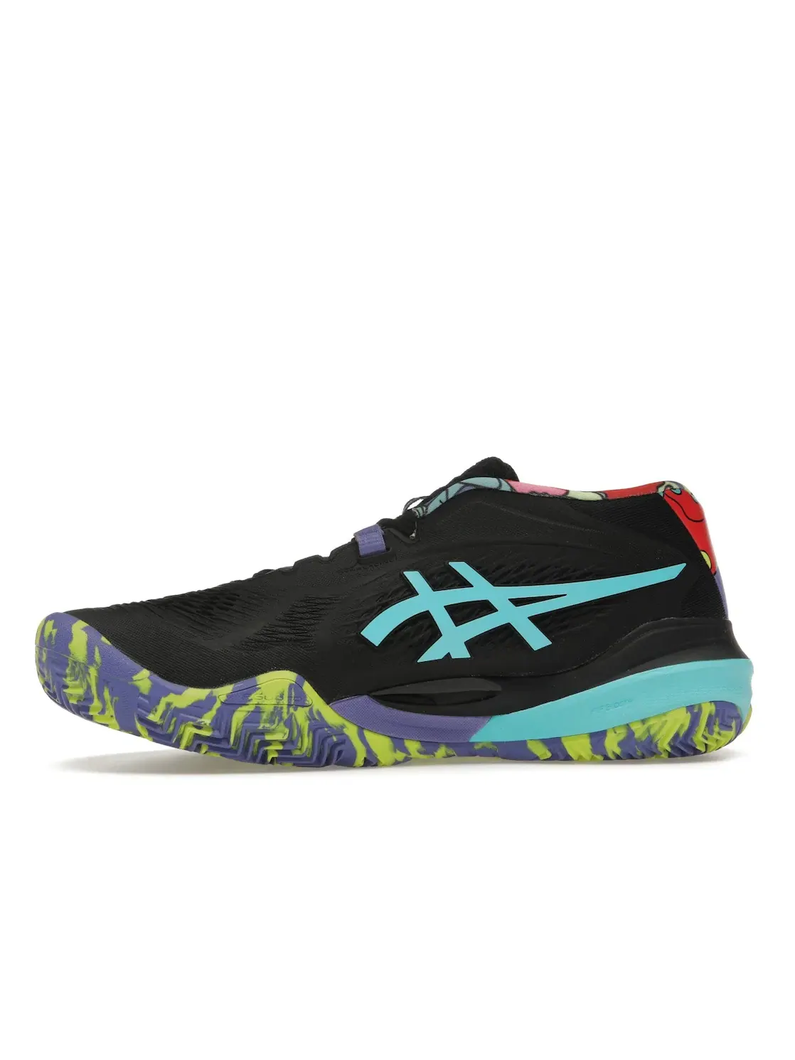 Мужские кроссовки для паделя ASICS Gel-Resolution X Padel L.E. — изображение 3 из 4, черный/голубой