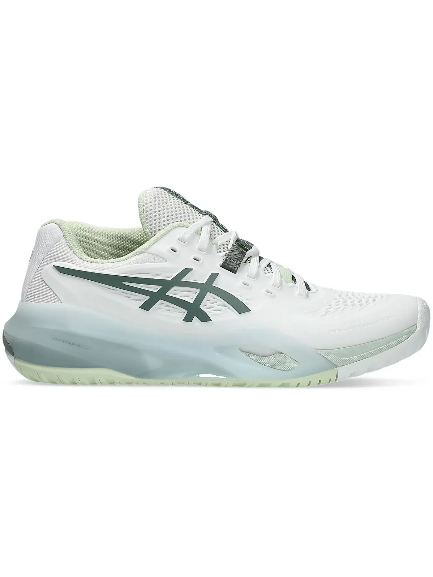 Женские кроссовки для тенниса ASICS Gel-Resolution X — изображение 1 из 1, белый синий