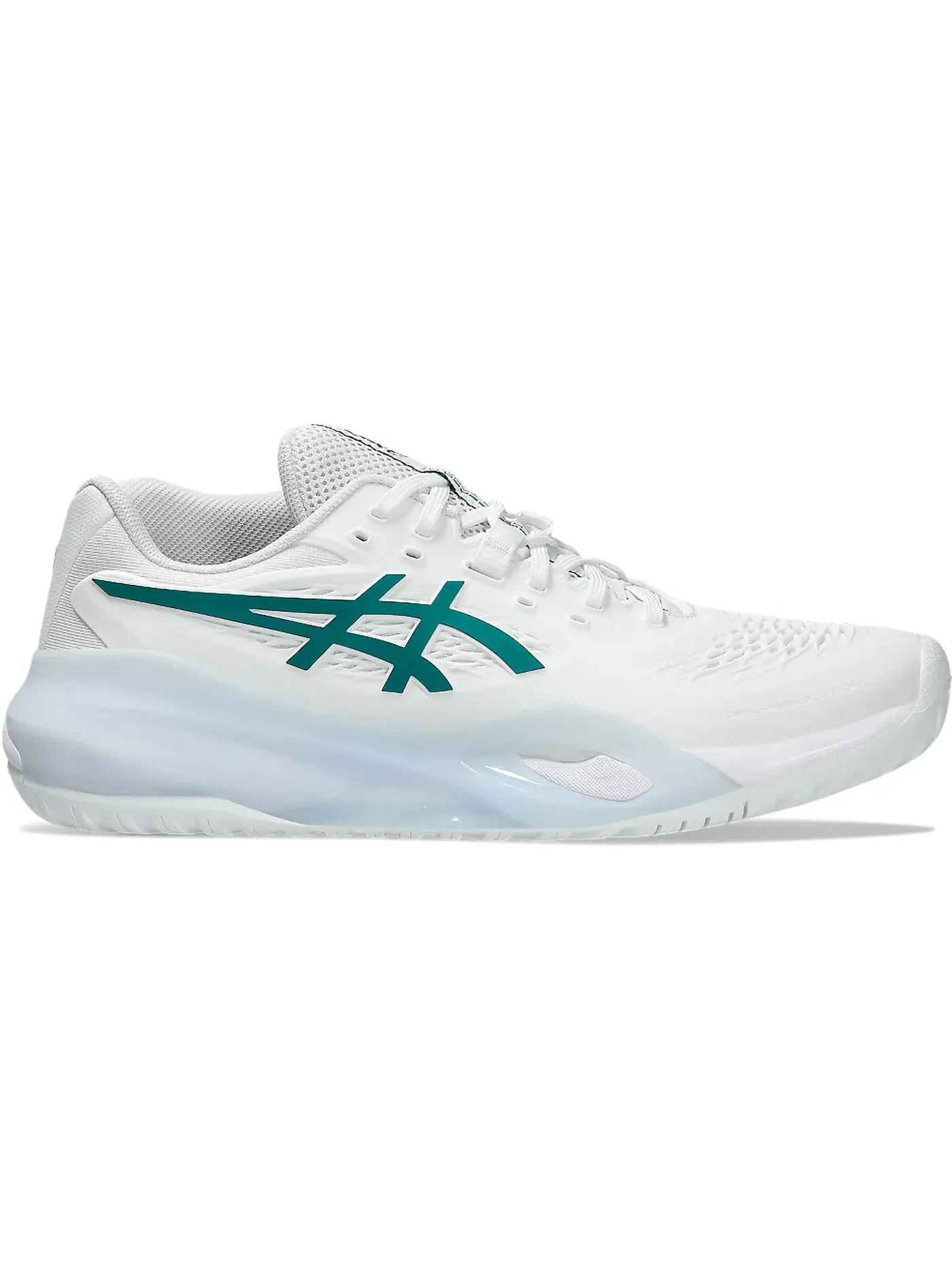 Мужские кроссовки для спорта ASICS Gel-Resolution X — изображение 1 из 1, белый/зеленый