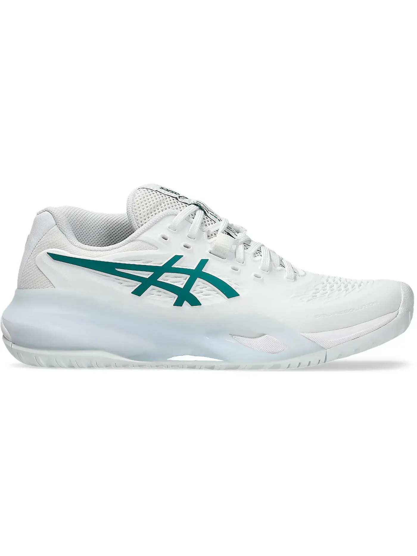 Женские кроссовки для тенниса ASICS Gel-Resolution X — изображение 1 из 1, белый зеленый