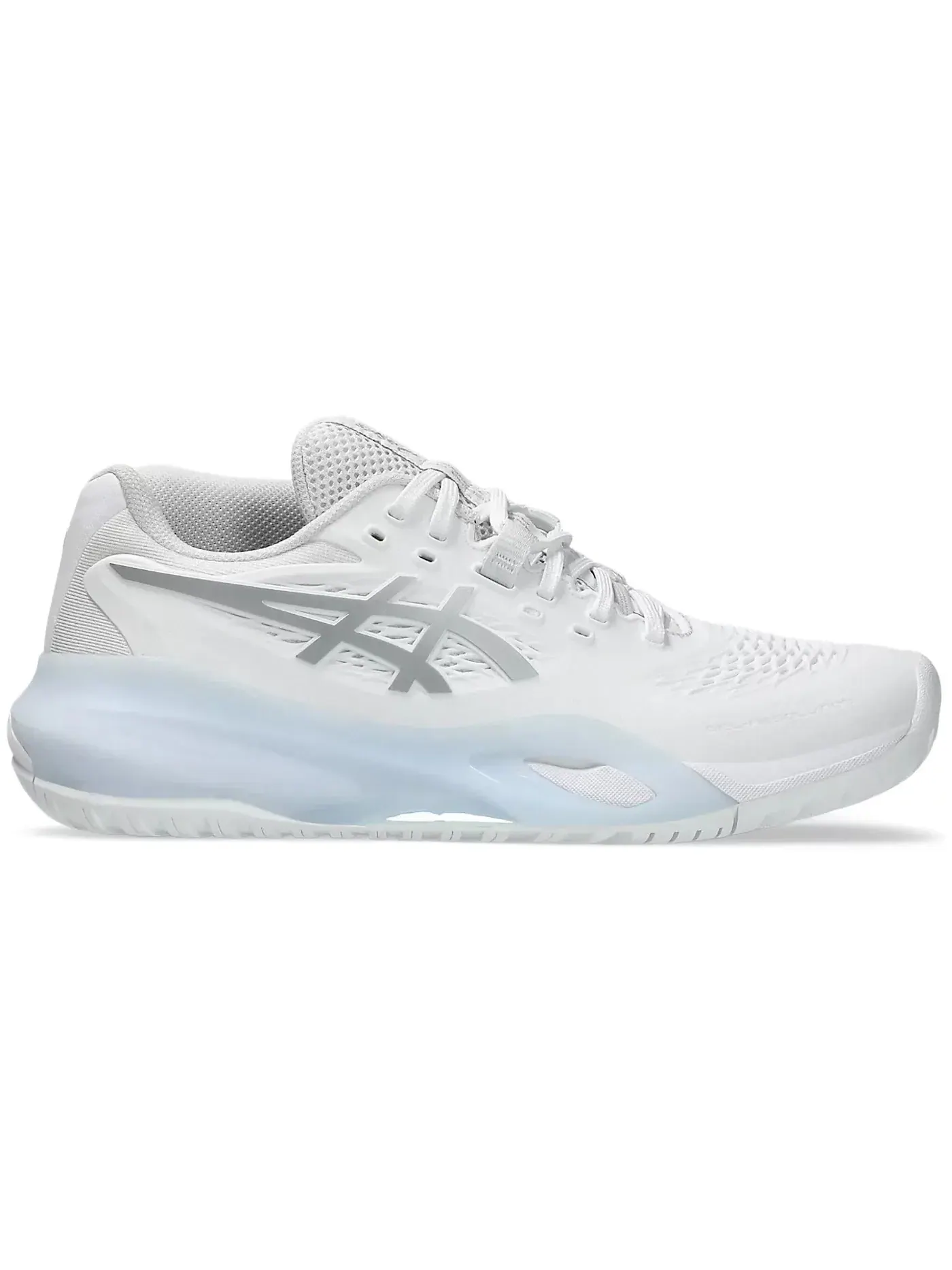 Женские кроссовки для тенниса ASICS Gel-Resolution X — изображение 1 из 1, белый серебристый