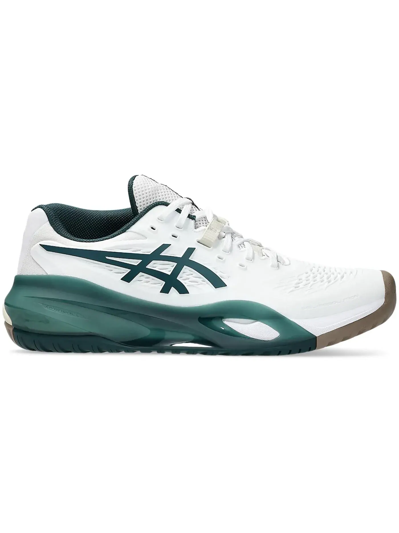 Мужские кроссовки для тенниса ASICS Gel-Resolution X — изображение 1 из 1, белый/зеленый