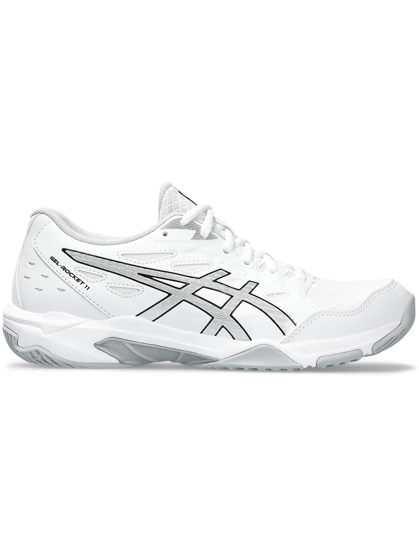Женские кроссовки для волейбола ASICS Gel-Rocket 11 — изображение 1 из 1, белый серебристый