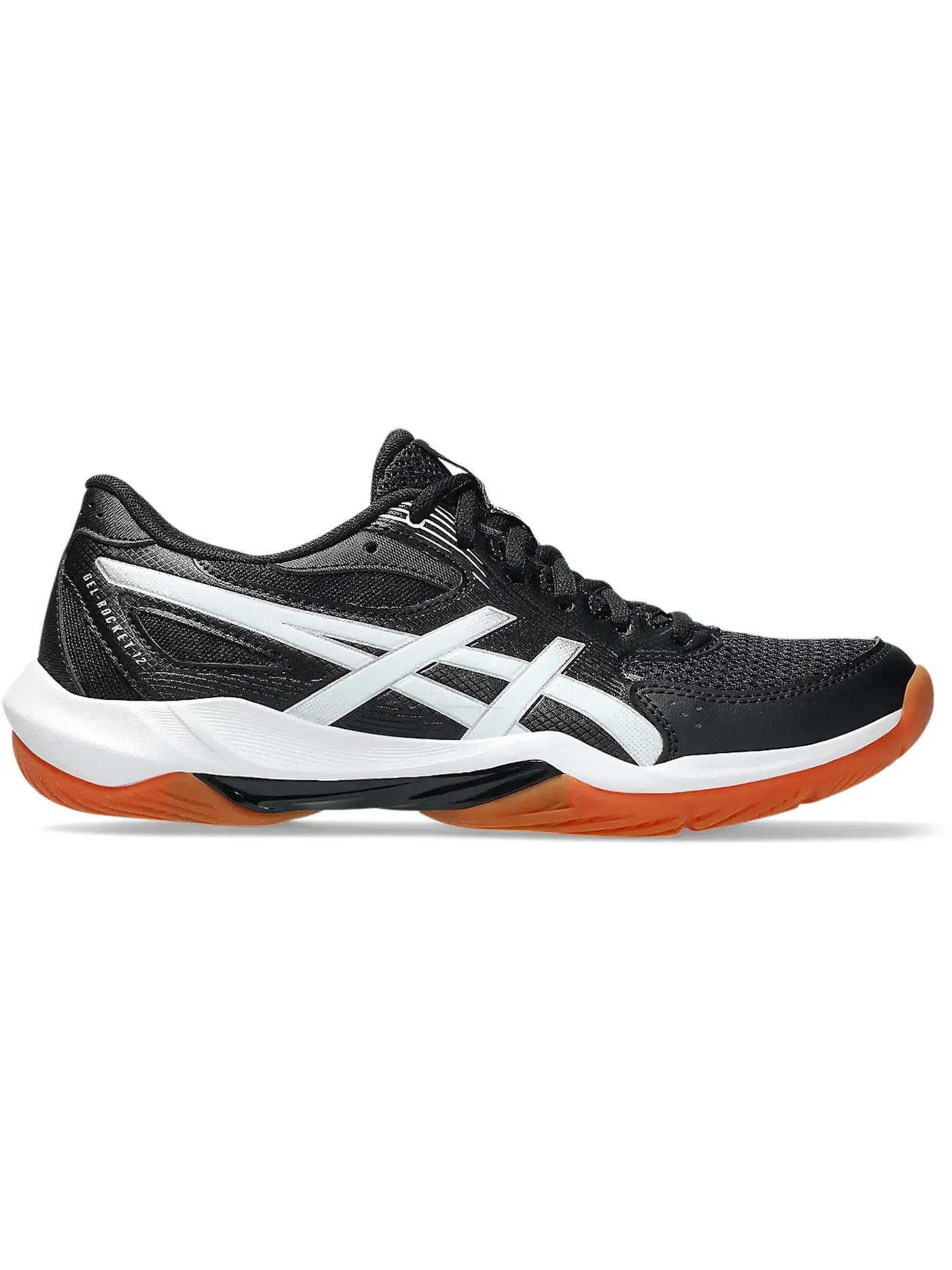 Женские кроссовки для волейбола ASICS Gel-Rocket 12 — изображение 1 из 1, черный/белый
