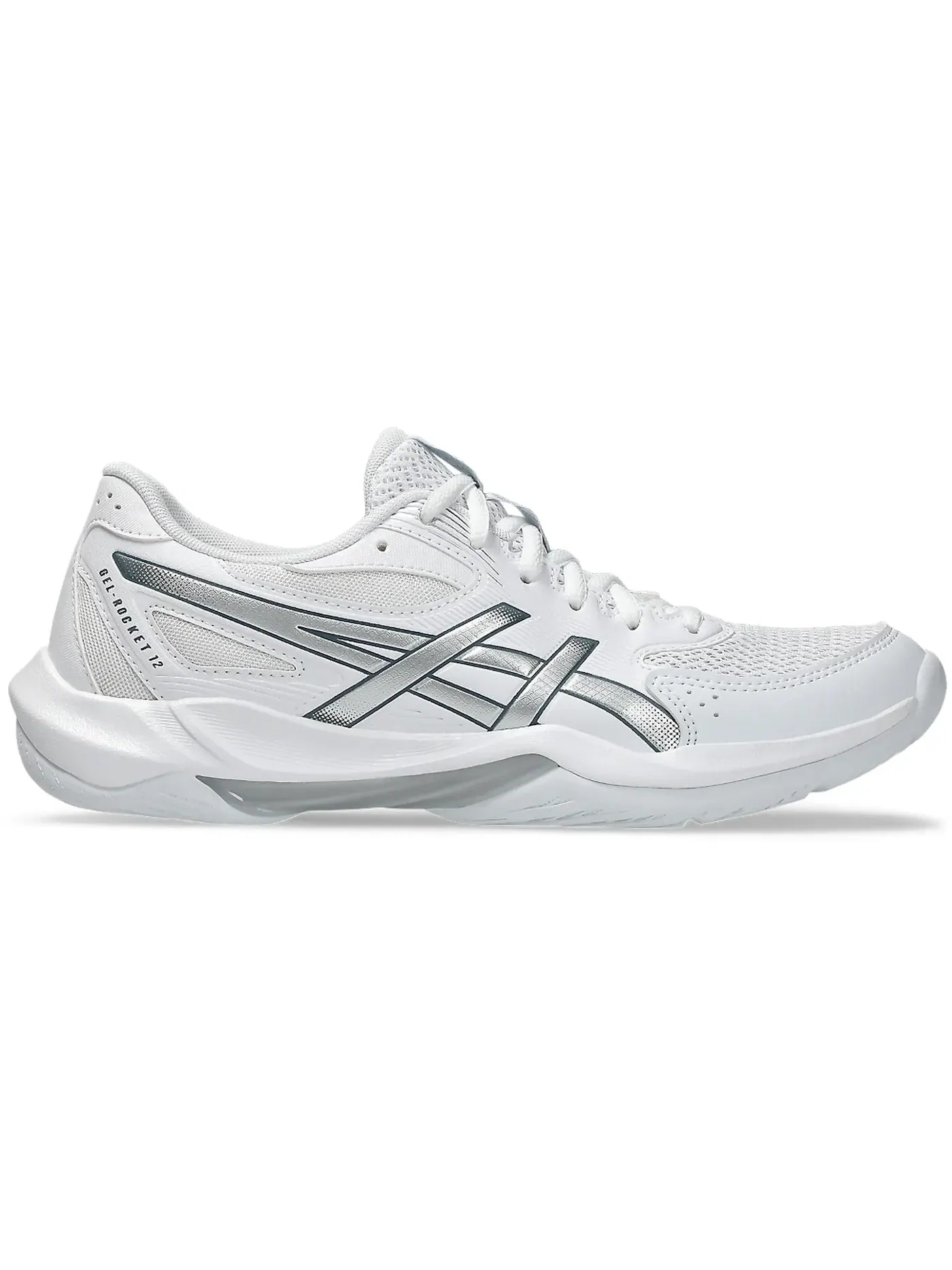 Женские кроссовки для волейбола ASICS Gel-Rocket 12 — изображение 1 из 1, белый/серебристый