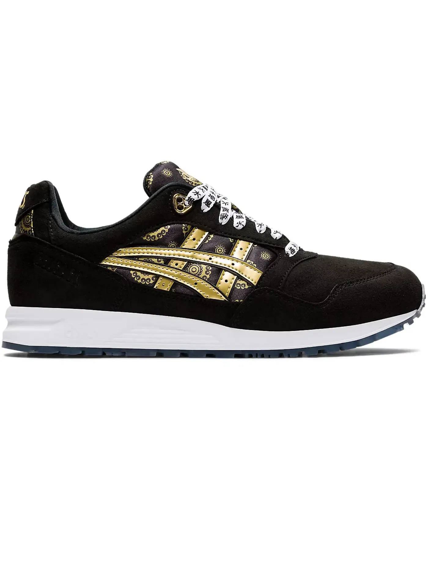 Мужские кроссовки Lifestyle ASICS Gel-Saga — изображение 1 из 1, черный/золотистый