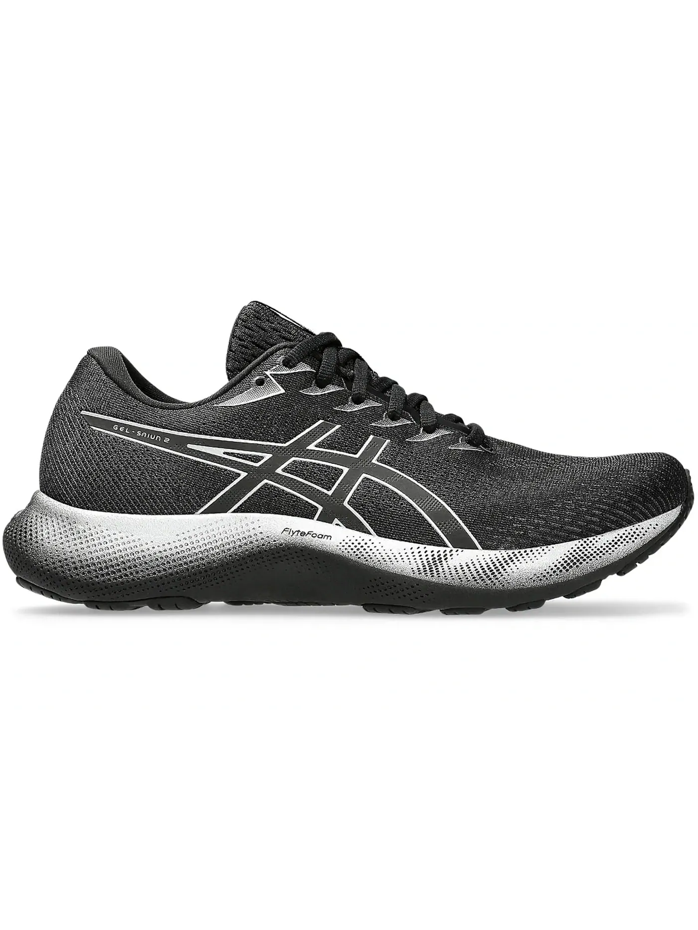 Мужские кроссовки для бега ASICS Gel-Saiun 2 — изображение 1 из 1, черный серебристый