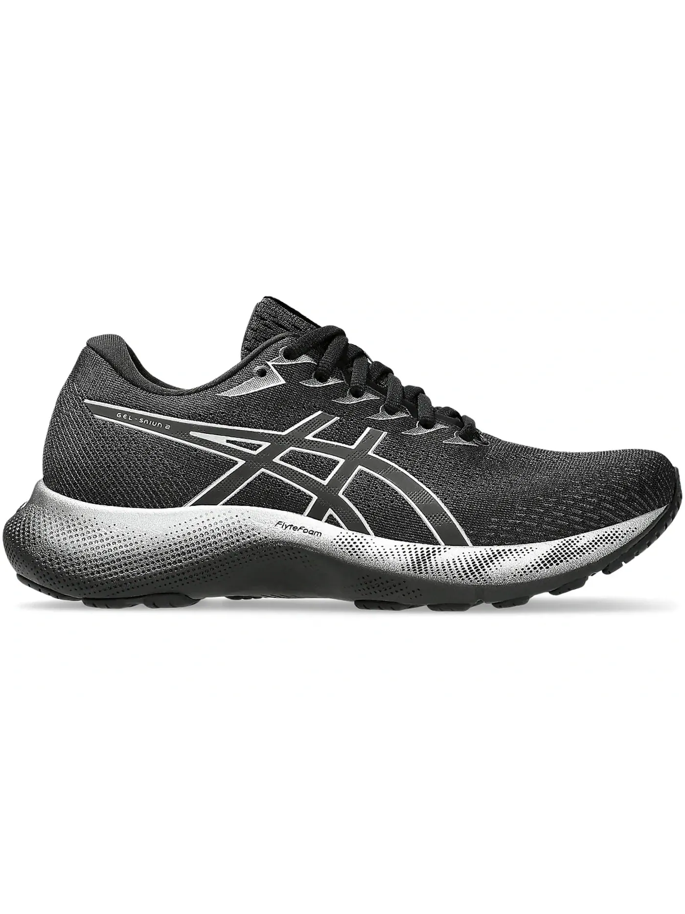 Женские кроссовки для бега ASICS Gel-Saiun 2 — изображение 1 из 1, черный/серебристый