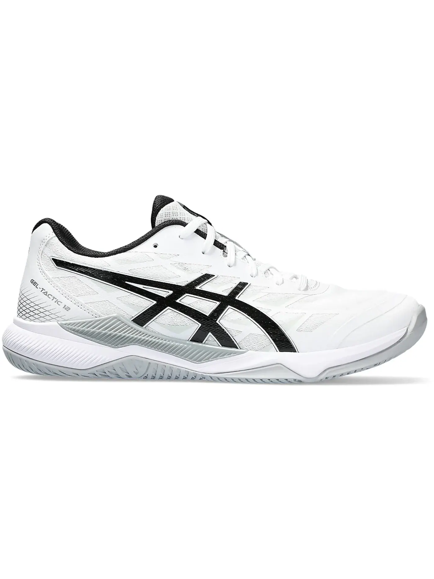 Мужские кроссовки для спорта ASICS Gel-Tactic 12 — изображение 1 из 1, белый/черный