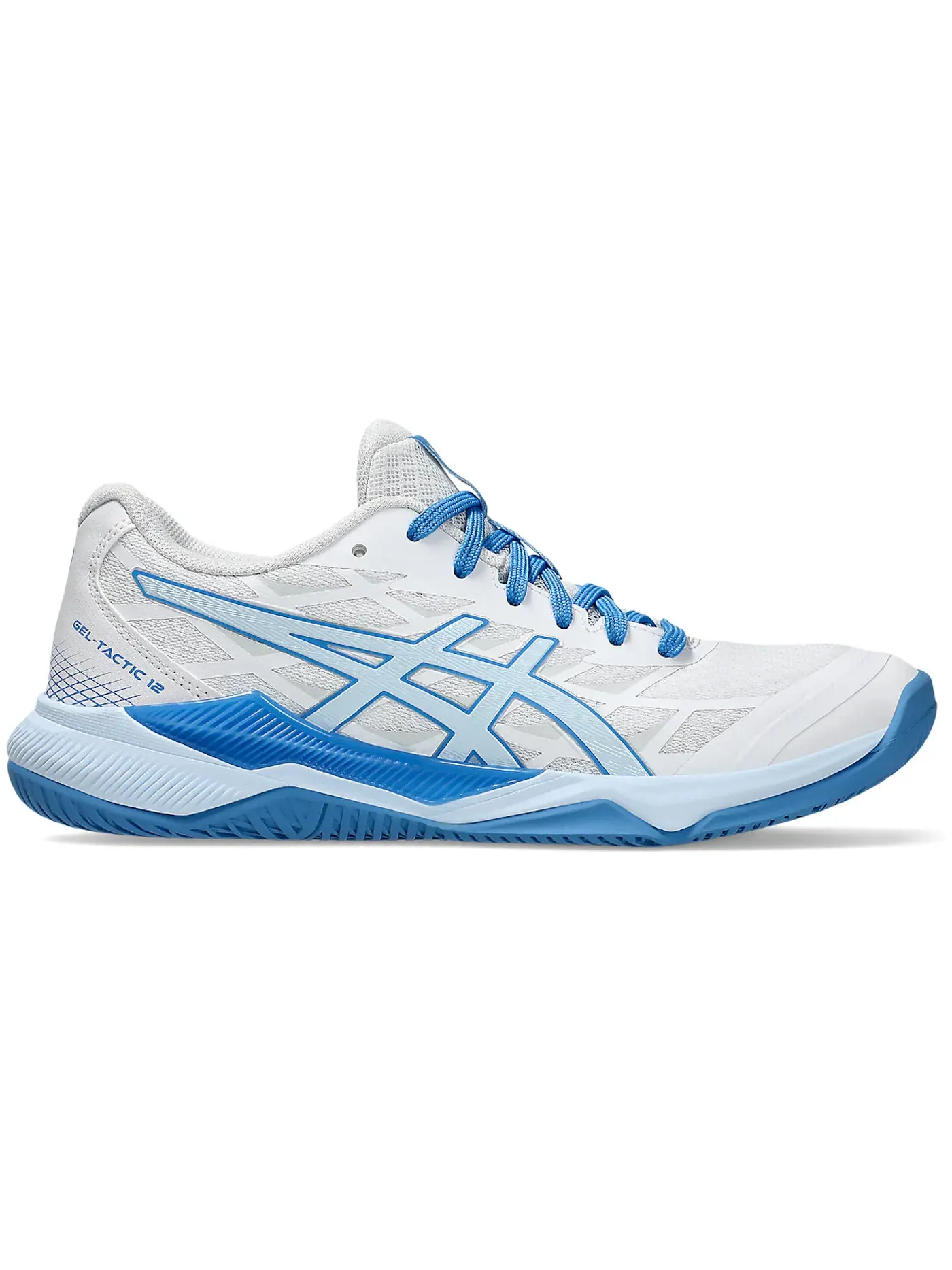 Женские кроссовки для волейбола ASICS Gel-Tactic 12 — изображение 1 из 1, белый/светлый синий
