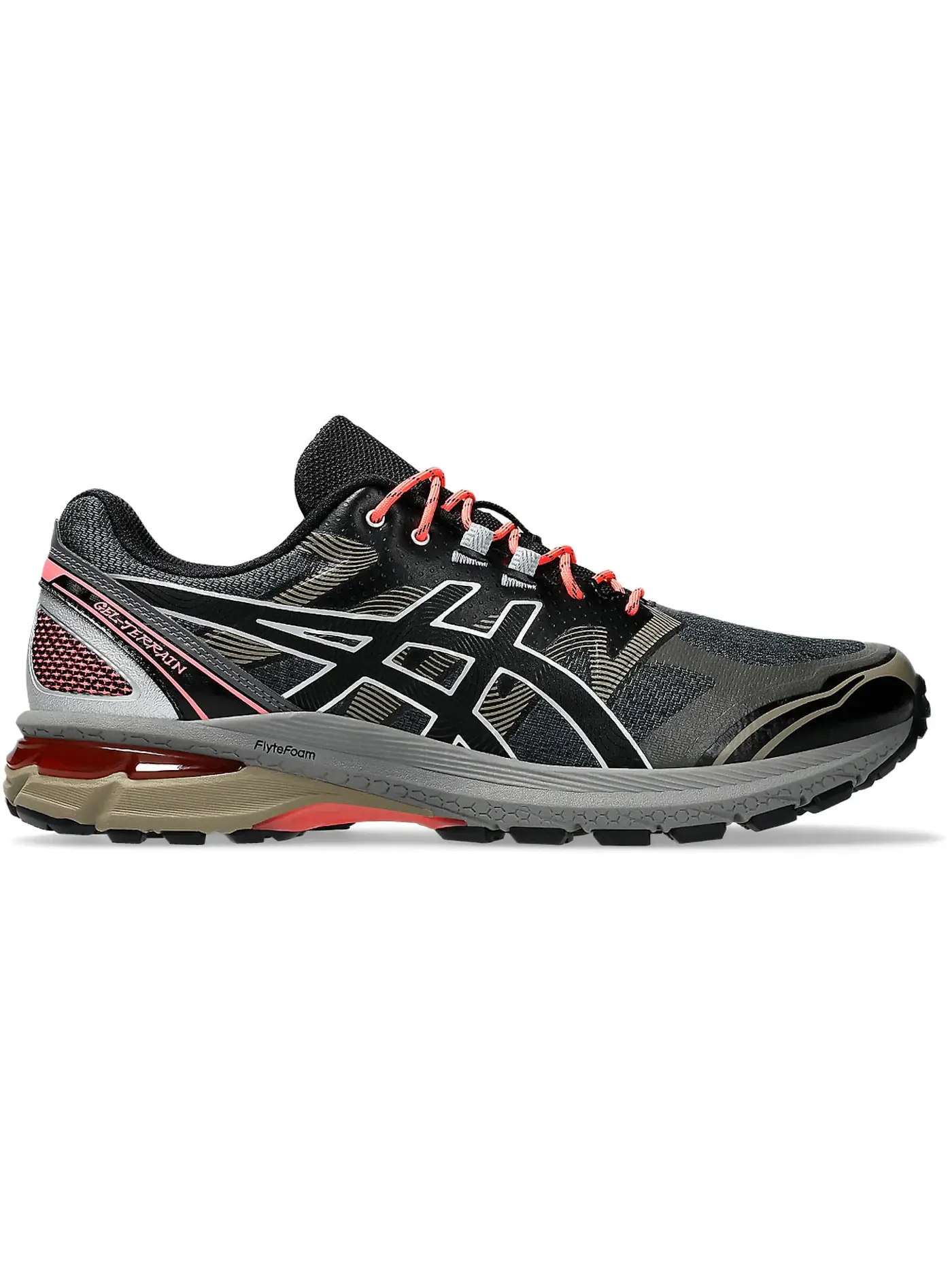 Мужские кроссовки Lifestyle ASICS Gel-Terrain — изображение 1 из 1, графитовый серый/черный