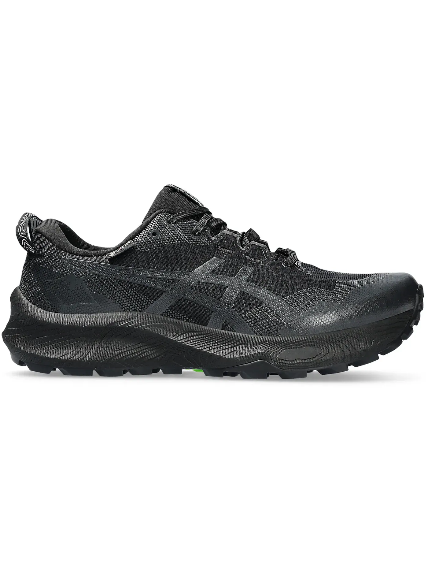 Мужские кроссовки для бега по пересеченной местности ASICS Gel-Trabuco 12 GTX — изображение 1 из 1, черный графитовый серый
