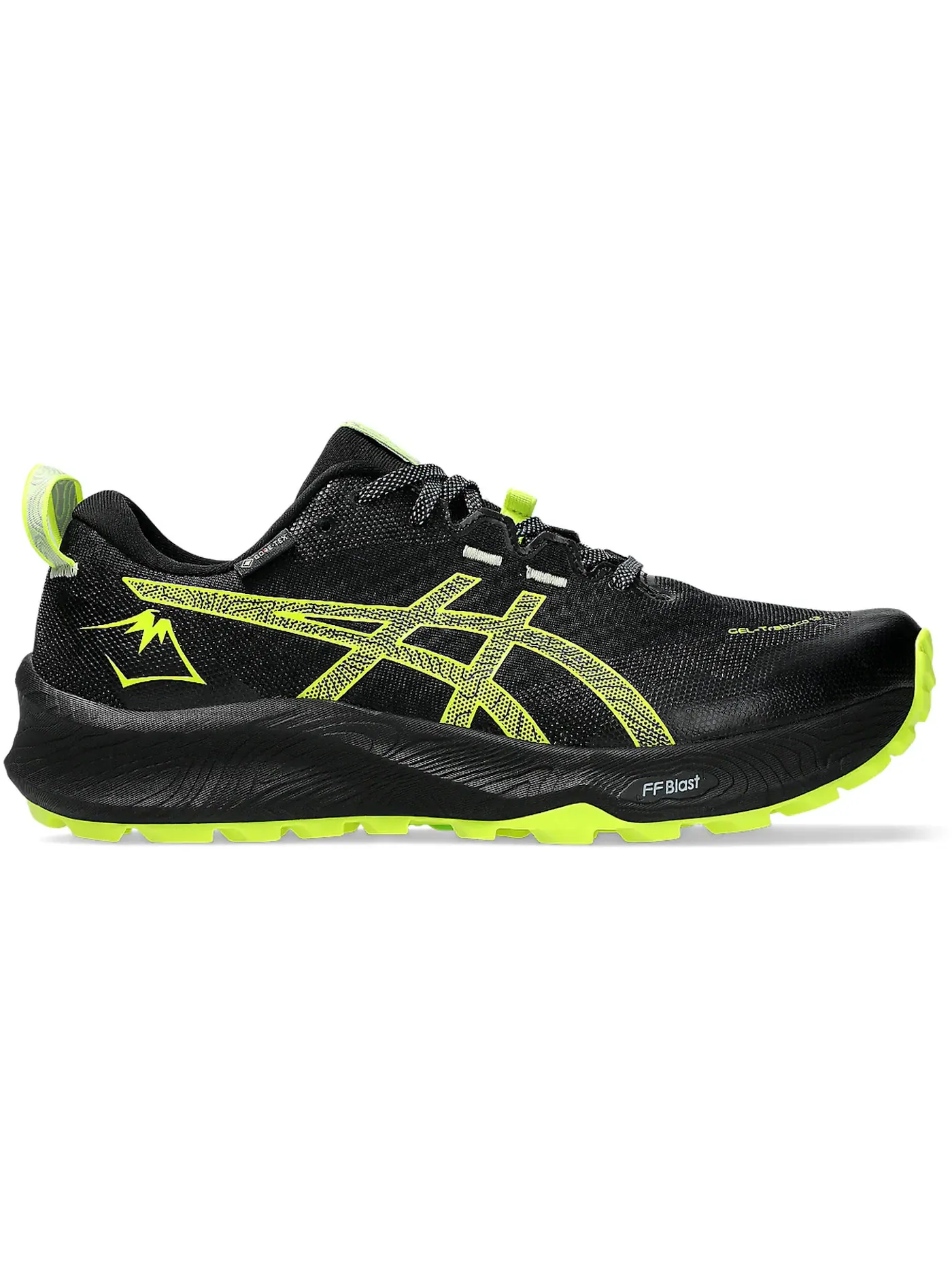 Мужские кроссовки для бега ASICS Gel-Trabuco 12 GTX — изображение 1 из 1, черный желтый