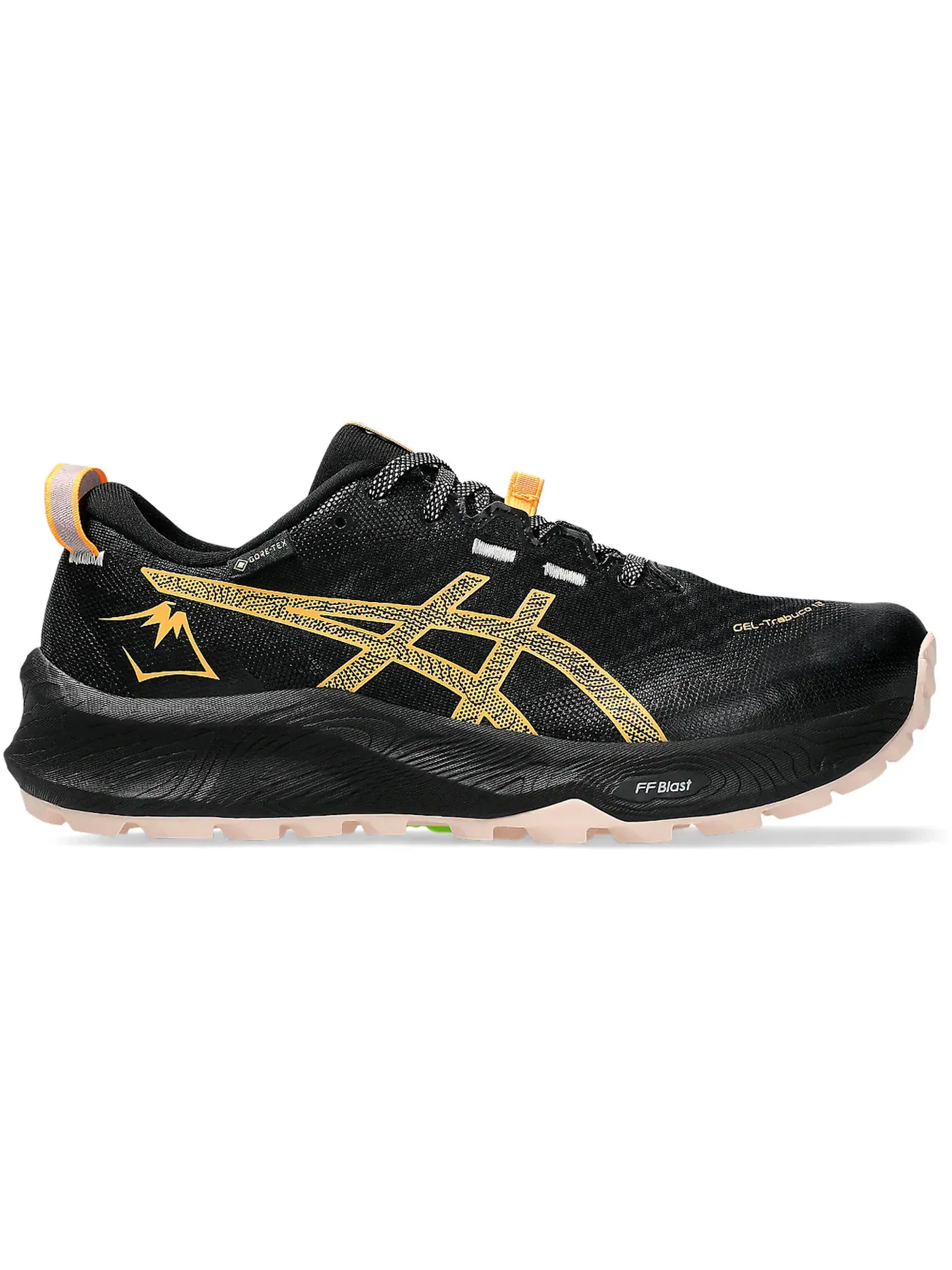 Женские кроссовки для бега с мембраной ASICS Gel-Trabuco 12 GTX — изображение 1 из 1, черный оранжевый