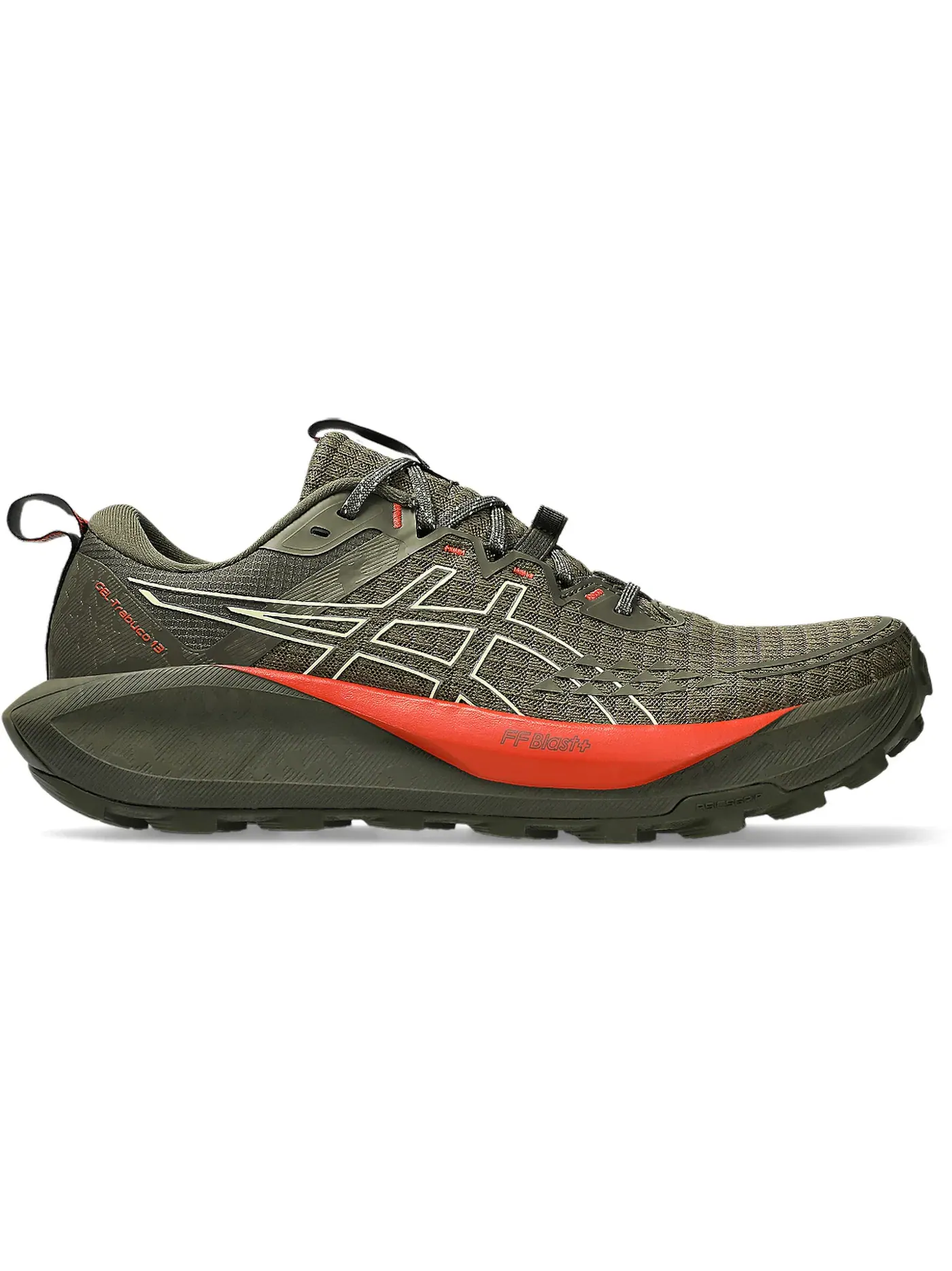 Мужские кроссовки для бега по пересеченной местности Gel-Trabuco 13 ASICS — изображение 1 из 1, коричневый/желтый