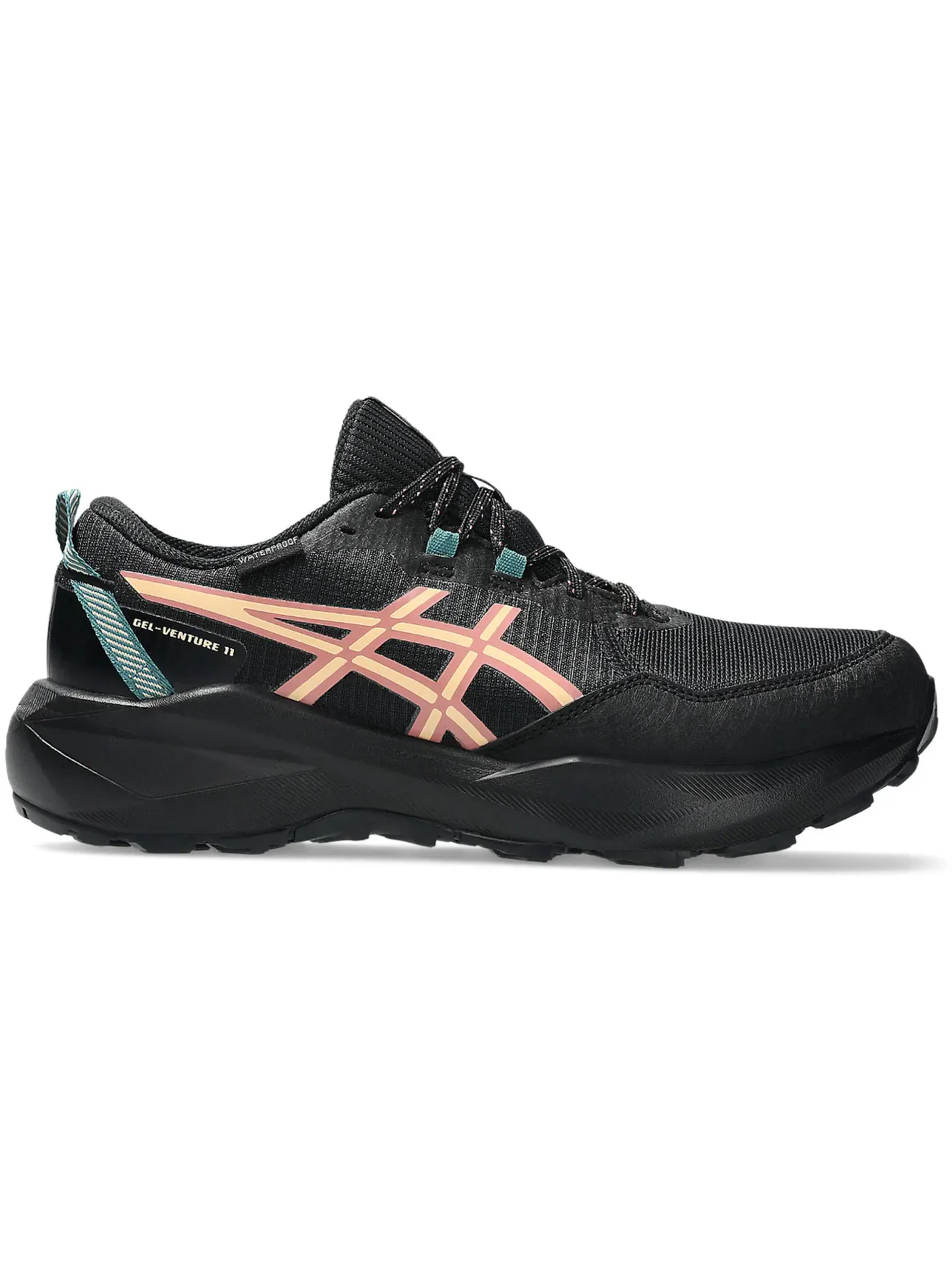 Женские кроссовки для бега с водонепроницаемым покрытием ASICS Gel-Venture 11 Waterproof — изображение 1 из 1, черный