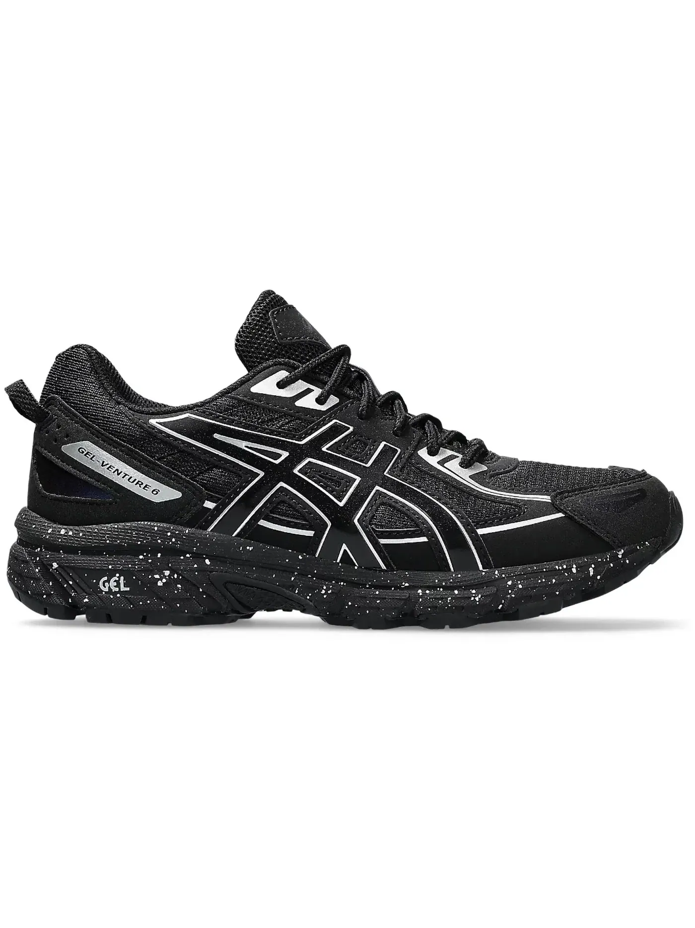 Детские кроссовки Lifestyle ASICS Gel-Venture 6 — изображение 1 из 1, черный/серебристый
