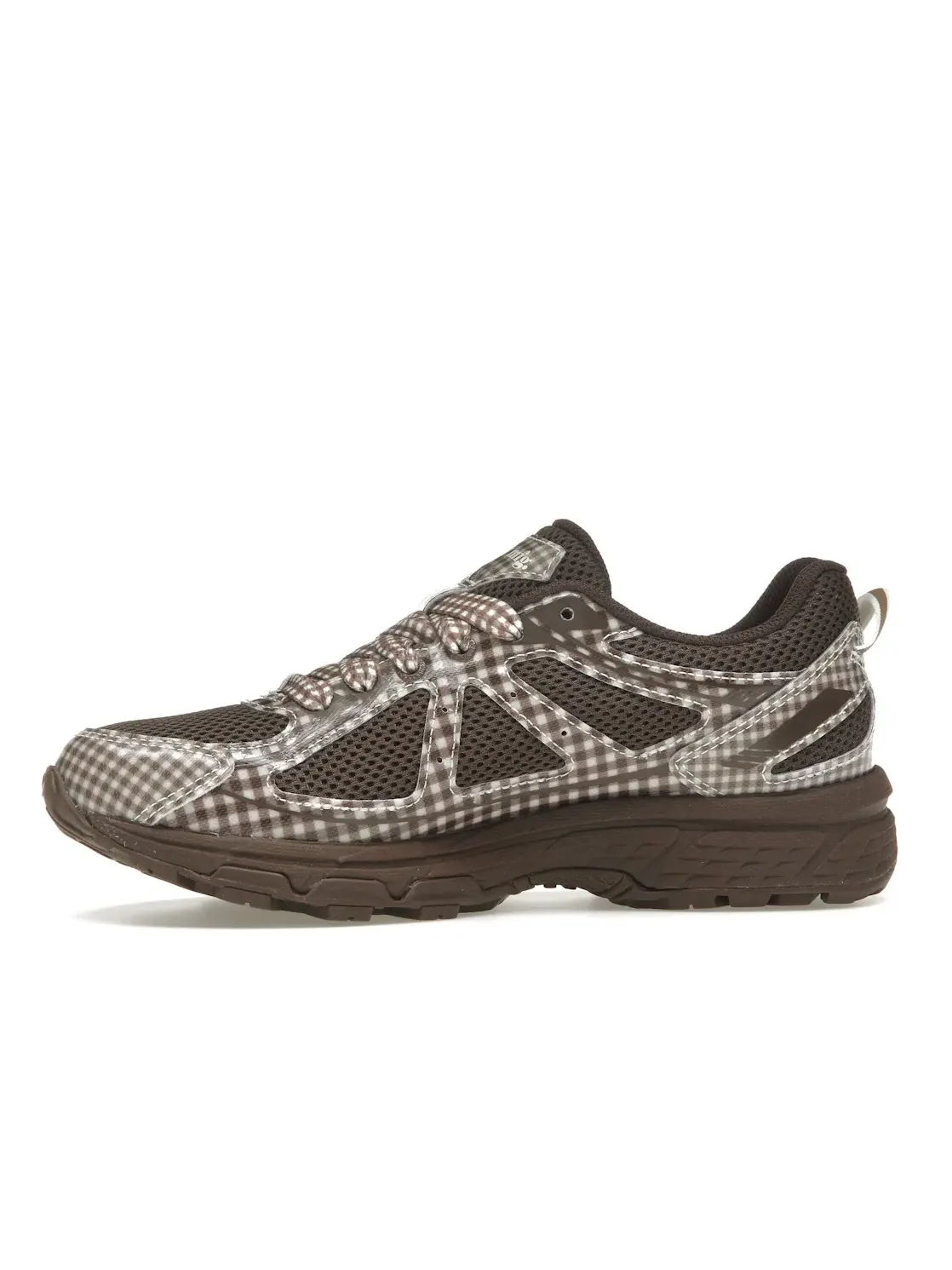 Мужские кроссовки с клетчатым принтом ASICS Gel-Venture 6 — изображение 3 из 4, коричневый