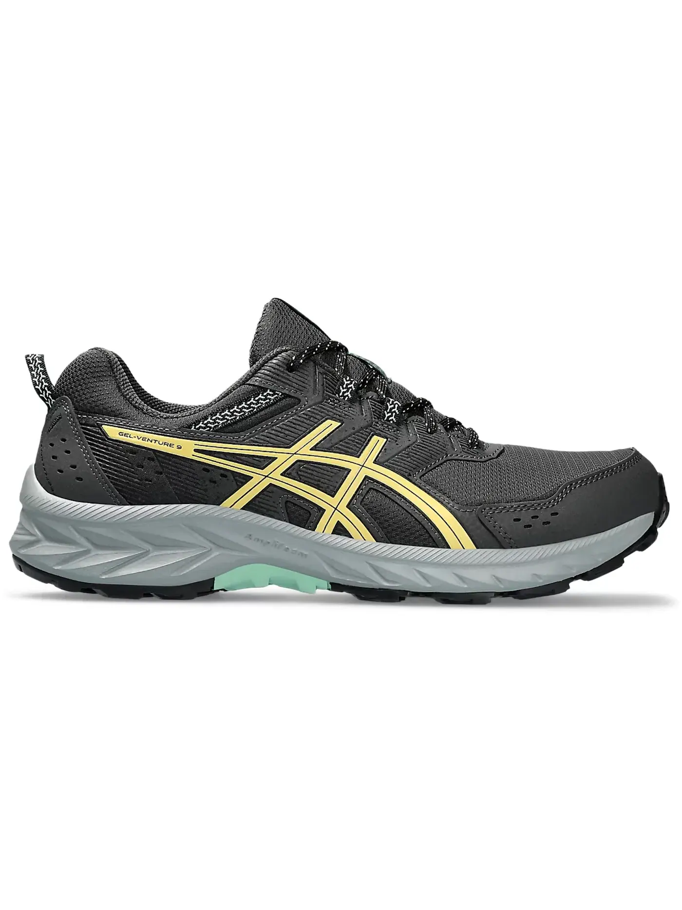 Мужские кроссовки Lifestyle ASICS Gel-Venture 9 — изображение 1 из 1, графитовый серый желтый