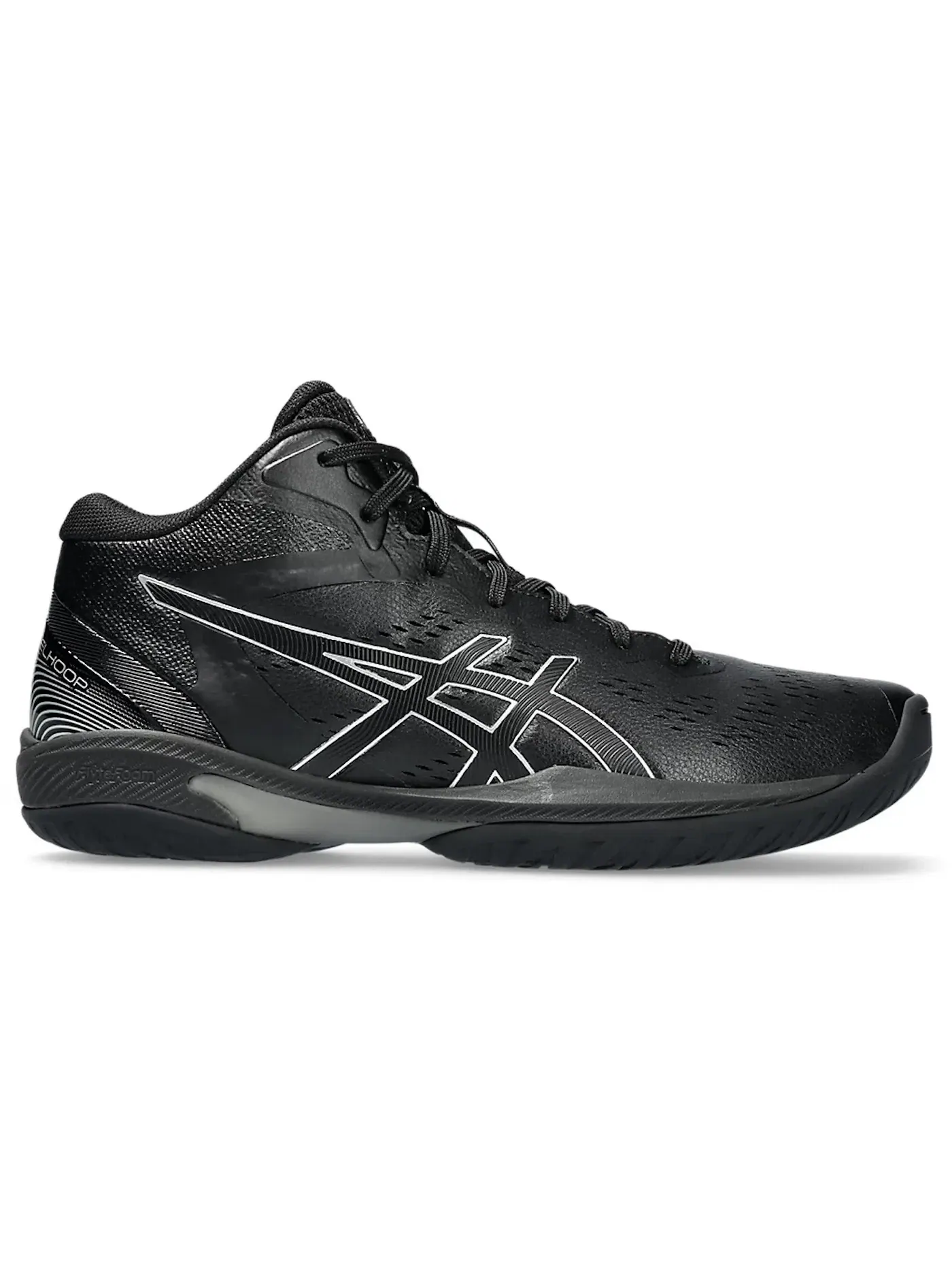 Мужские кроссовки для баскетбола ASICS Gelhoop V16 ASICS — изображение 1 из 1, черный/серебристый