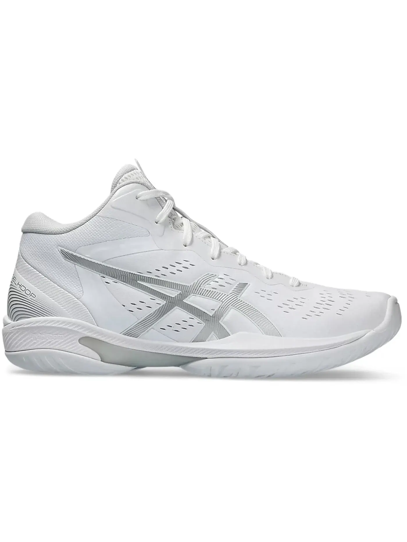 Мужские кроссовки для баскетбола ASICS Gelhoop V16 ASICS — изображение 1 из 1, белый серебристый