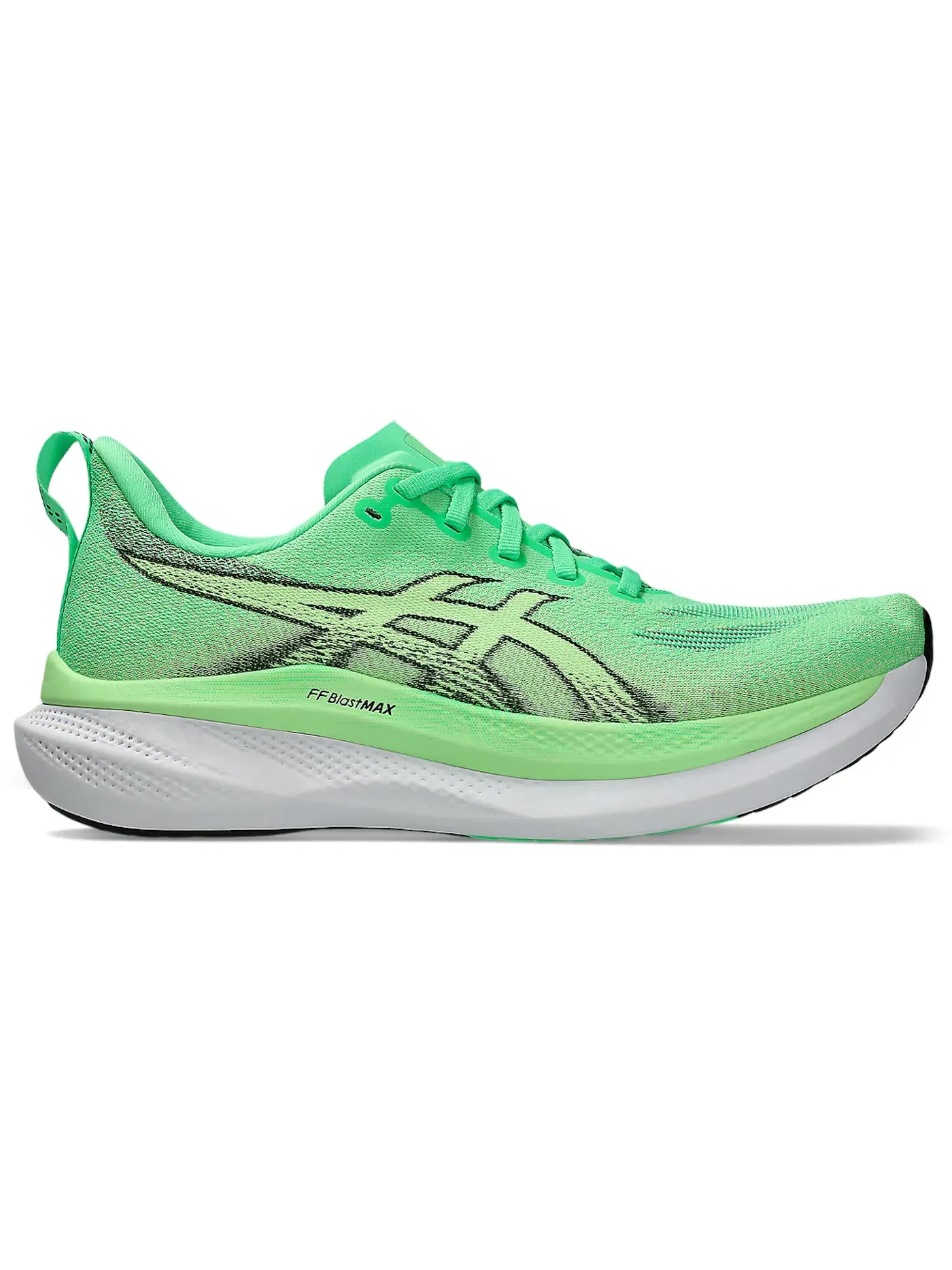 Мужские кроссовки для бега ASICS Glideride Max 2 — изображение 1 из 1, зеленый черный
