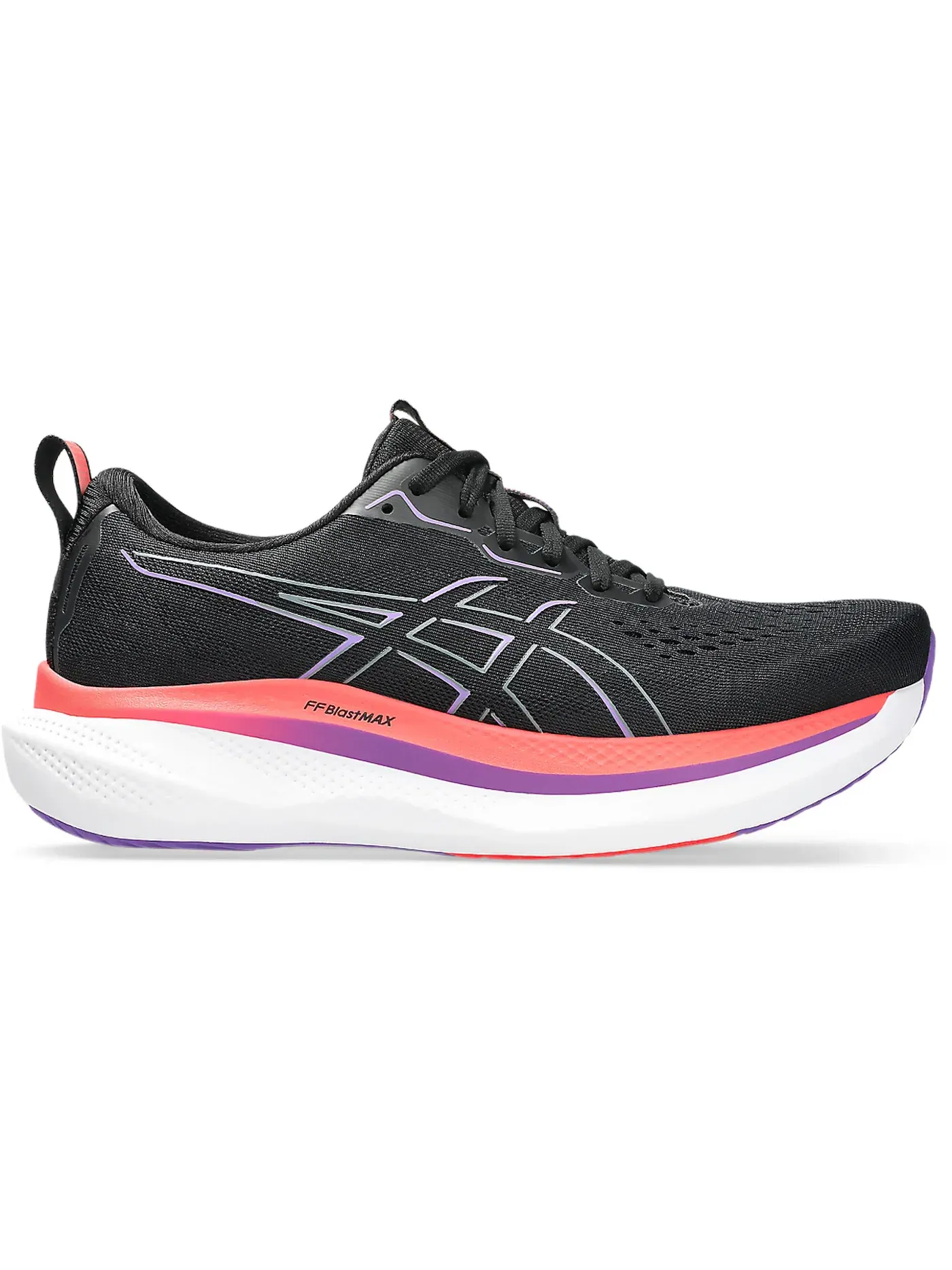 Мужские кроссовки для бега ASICS Glideride Max — изображение 1 из 1, черный/красный