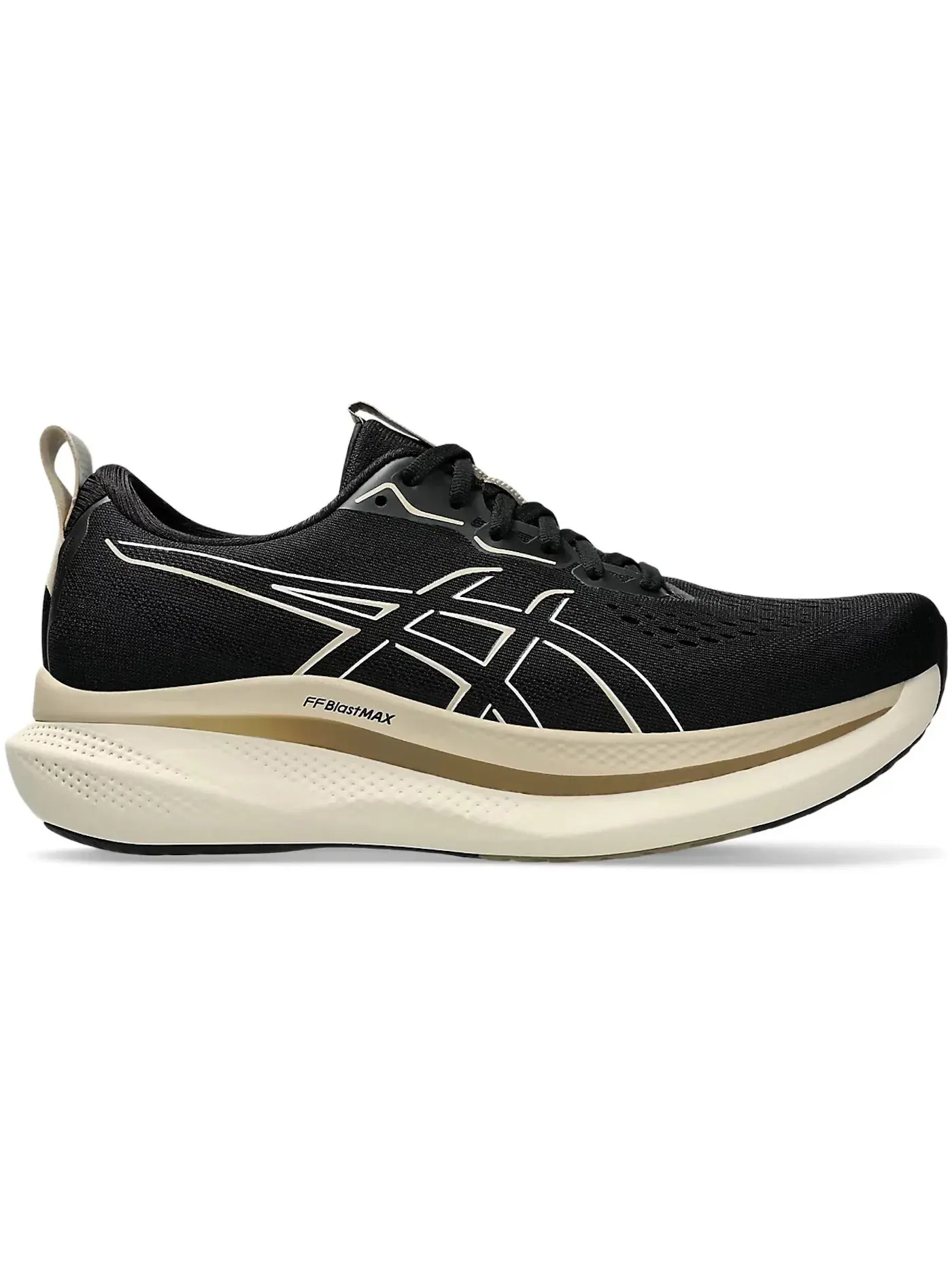 Мужские кроссовки для бега ASICS GlideRide Max — изображение 1 из 1, черный