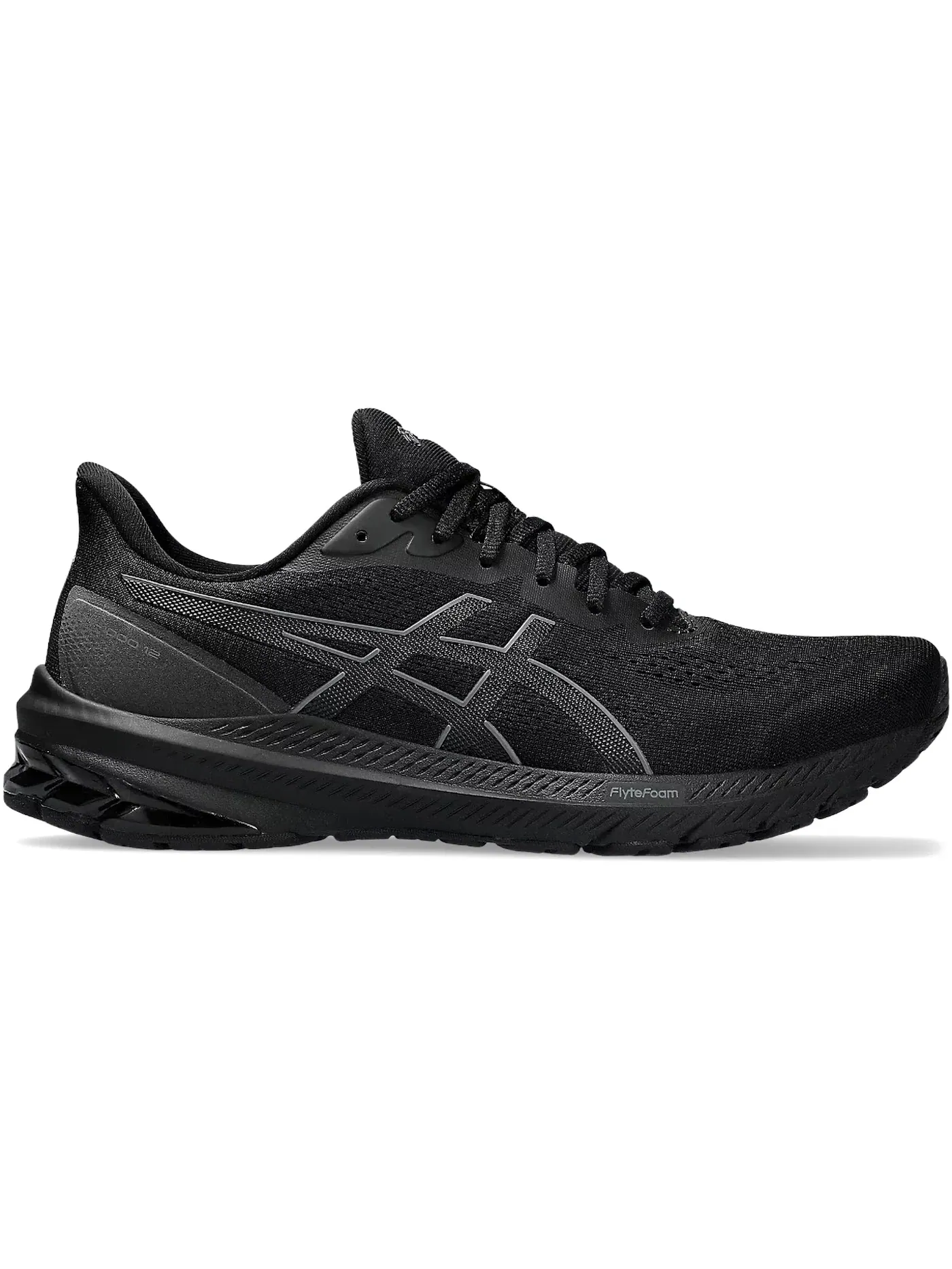 Мужские кроссовки для бега GT-1000 12 ASICS — изображение 1 из 1, черный/серый