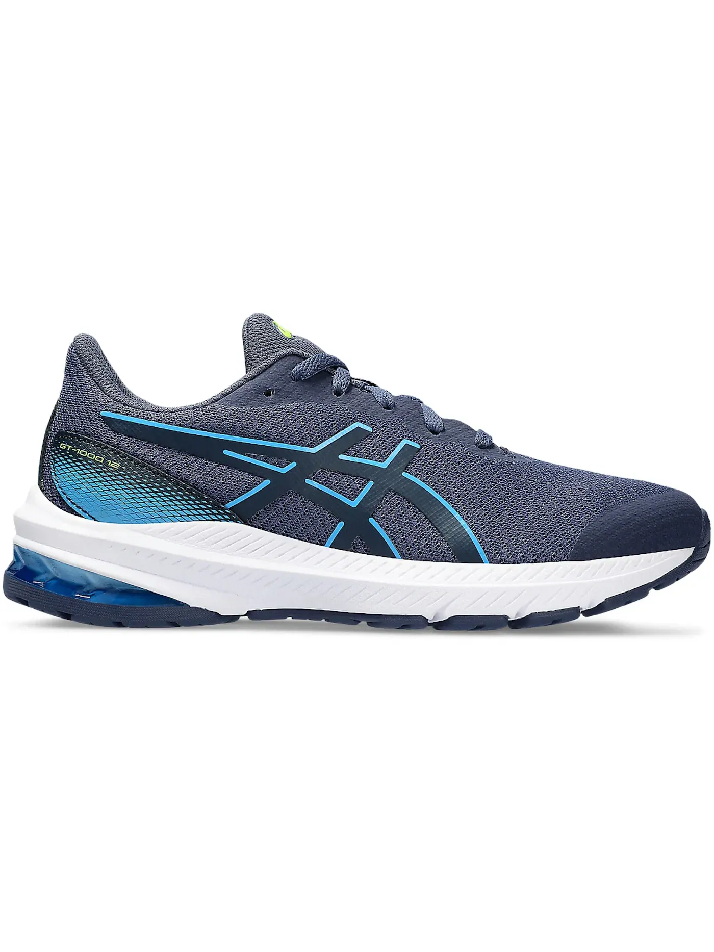 Детские кроссовки для бега с поддержкой ASICS GT-1000 12 ASICS — изображение 1 из 1, синий/синий