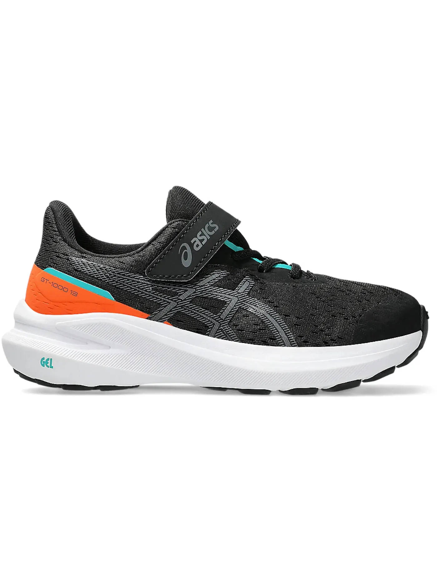 Детские кроссовки для бега ASICS GT-1000 13 ASICS — изображение 1 из 1, черный
