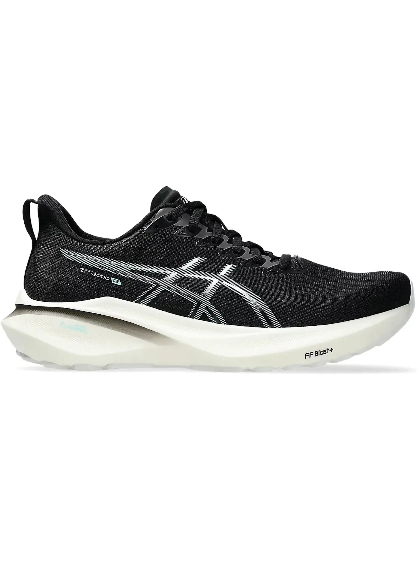 Женские кроссовки для бега GT-1000 13 ASICS — изображение 1 из 1, черный