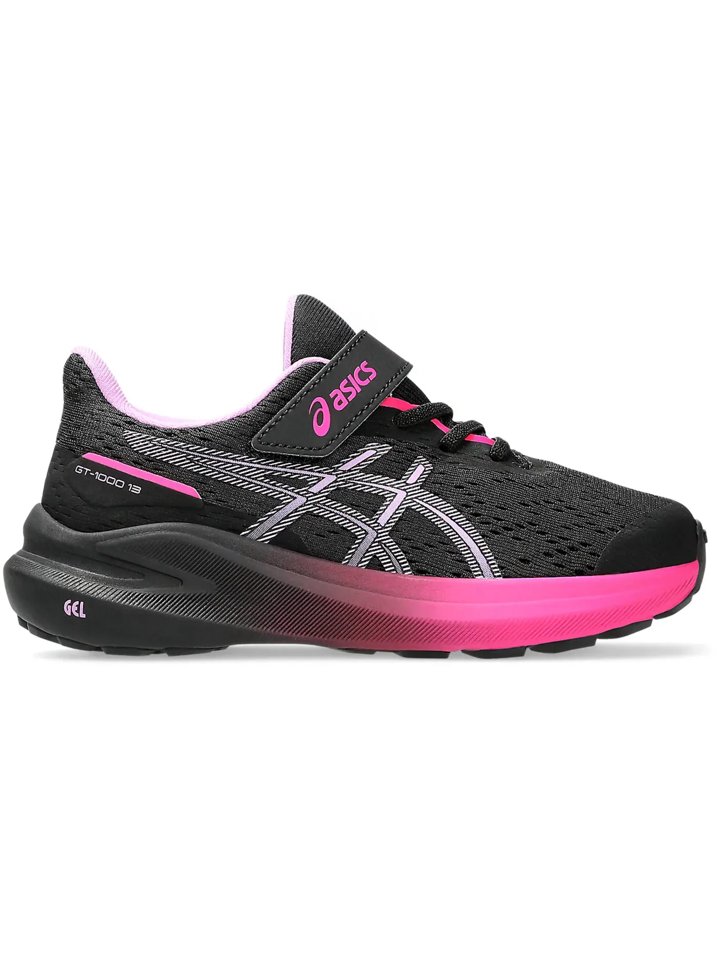 Детские кроссовки для бега ASICS GT-1000 13 — изображение 1 из 1, черный