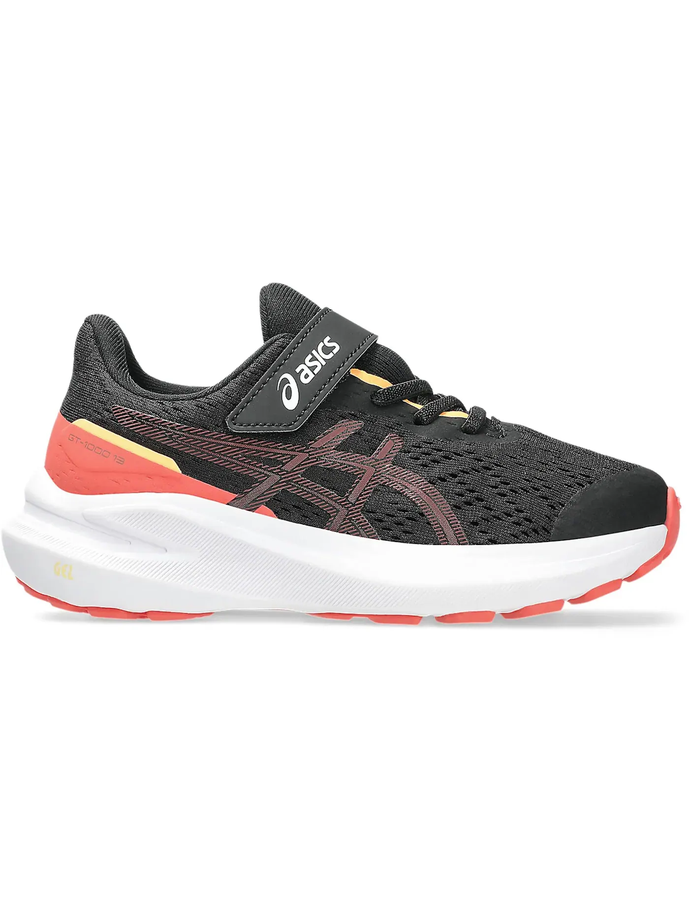 Детские кроссовки для бега ASICS GT-1000 13 — изображение 1 из 1, черный/красный