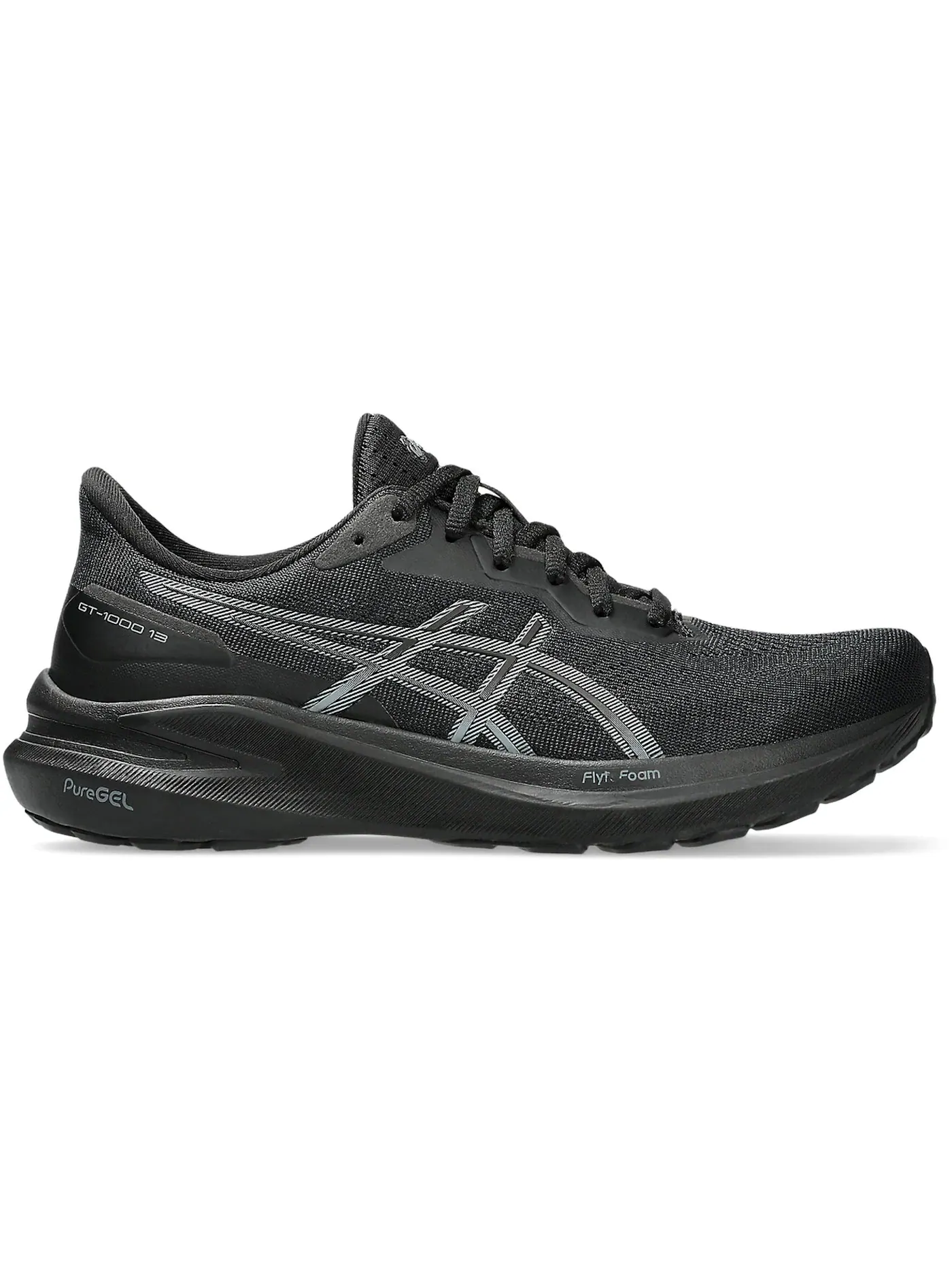 Женские кроссовки для бега ASICS GT-1000 13 — изображение 1 из 1, черный/серый