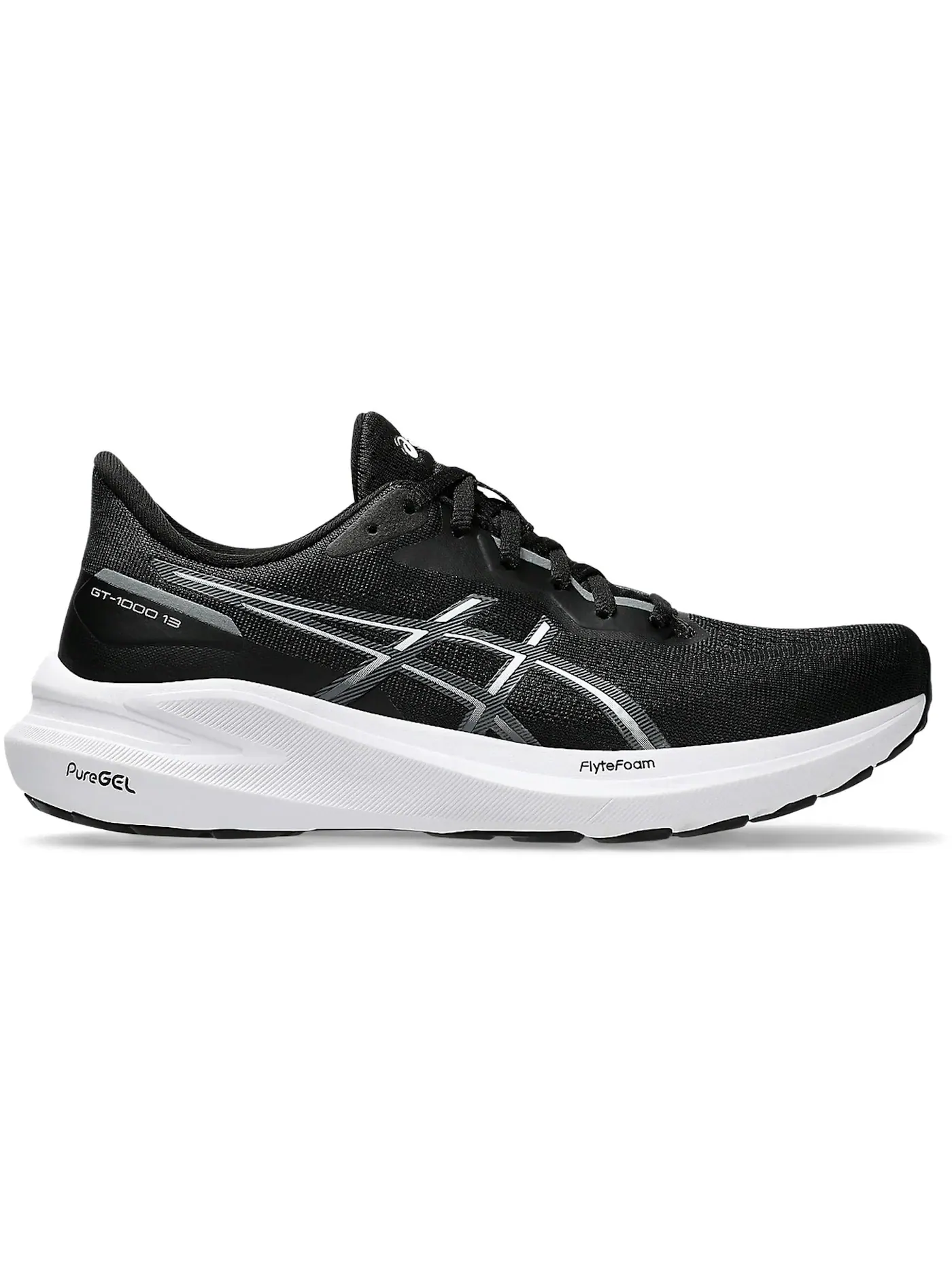 Женские кроссовки для бега ASICS GT-1000 13 — изображение 1 из 1, черный/белый